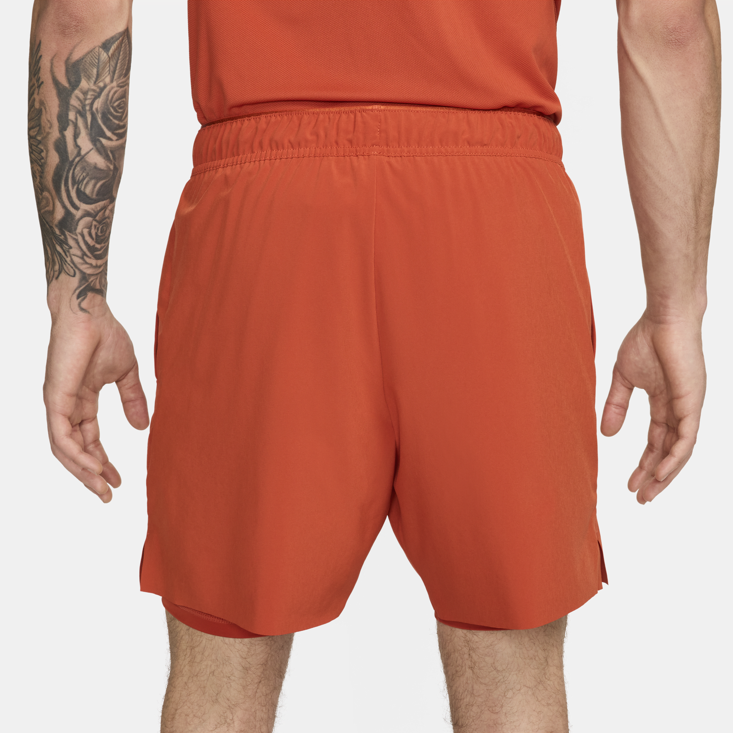 Nike Court Slam Dri-FIT tennisshorts voor heren Oranje