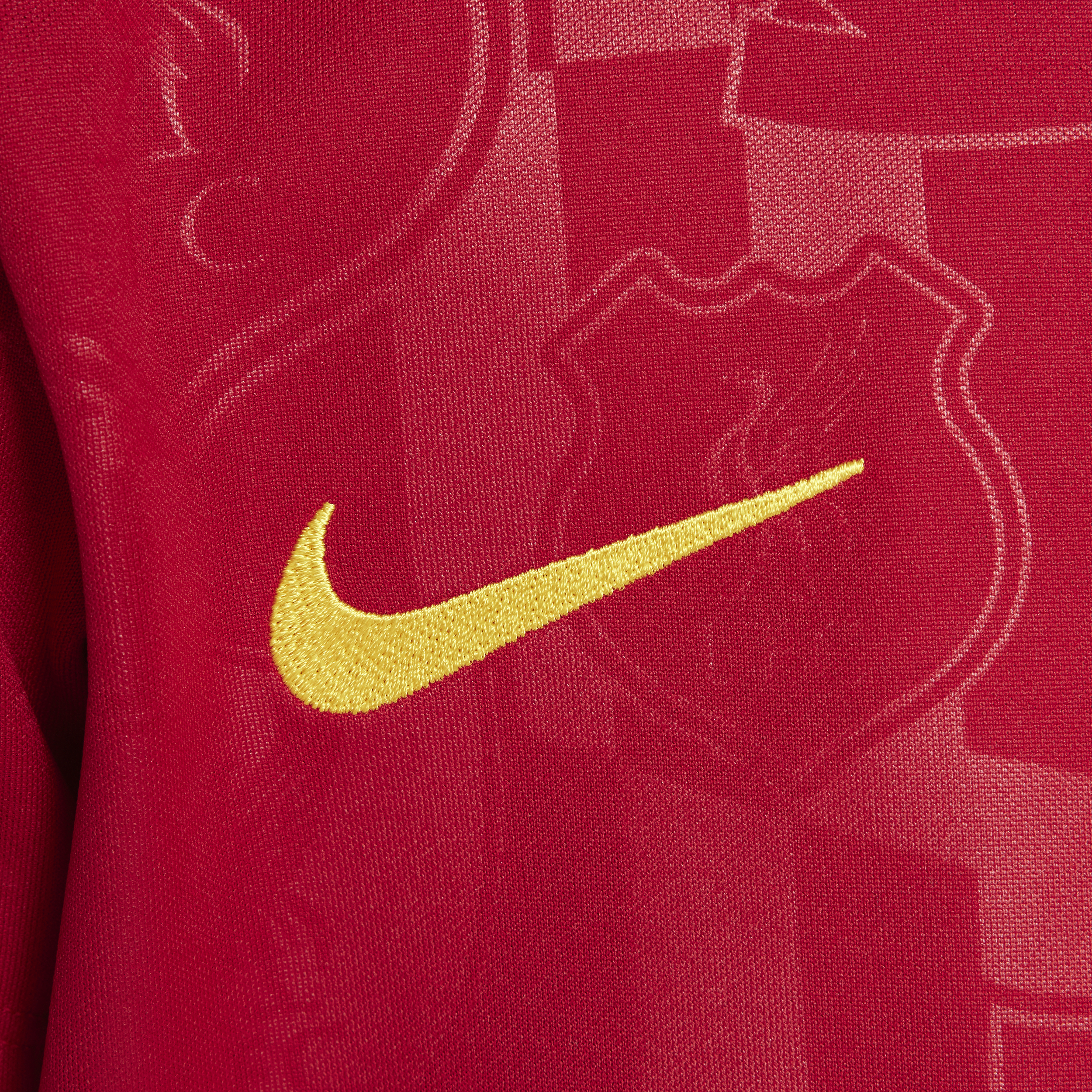 Haut de foot à manches courtes d'avant-match Nike Dri-FIT Liverpool FC Academy Pro pour ado - Rouge