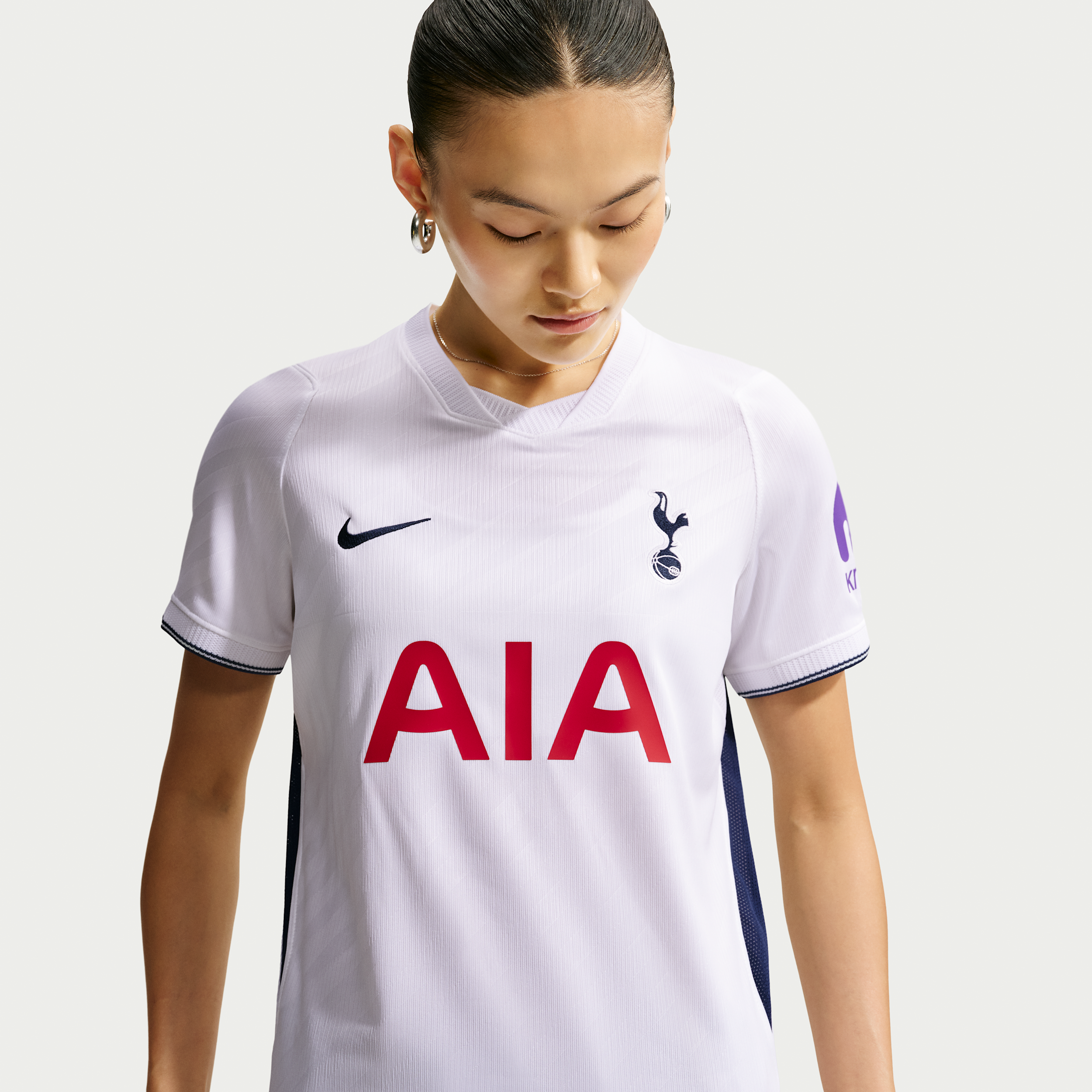 Tottenham Hotspur 2026/27 Stadium Home Nike Dri-FIT Replica-fodboldtrøje til kvinder - hvid