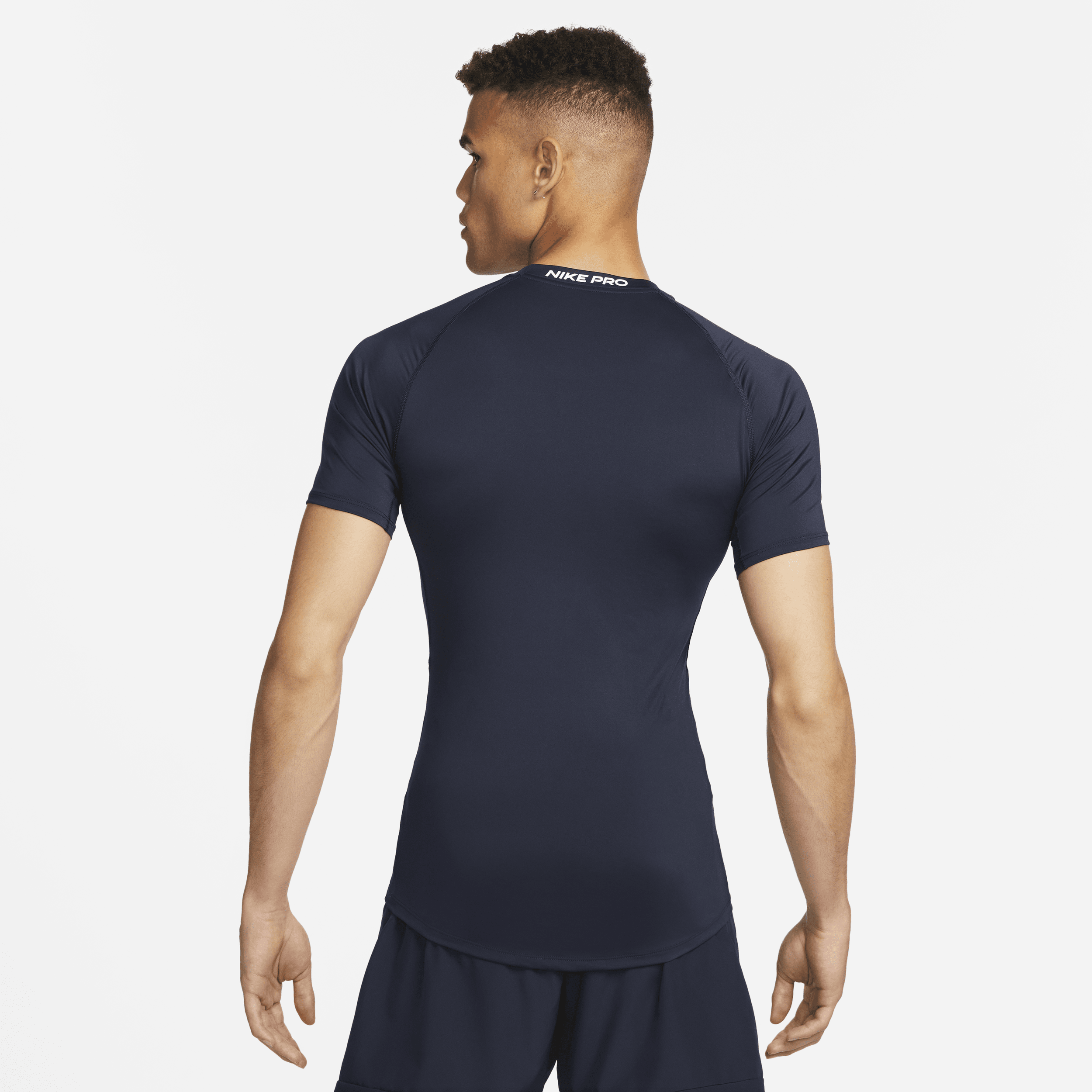 Haut de fitness ajusté à manches courtes Nike Pro Dri-FIT pour homme - Bleu