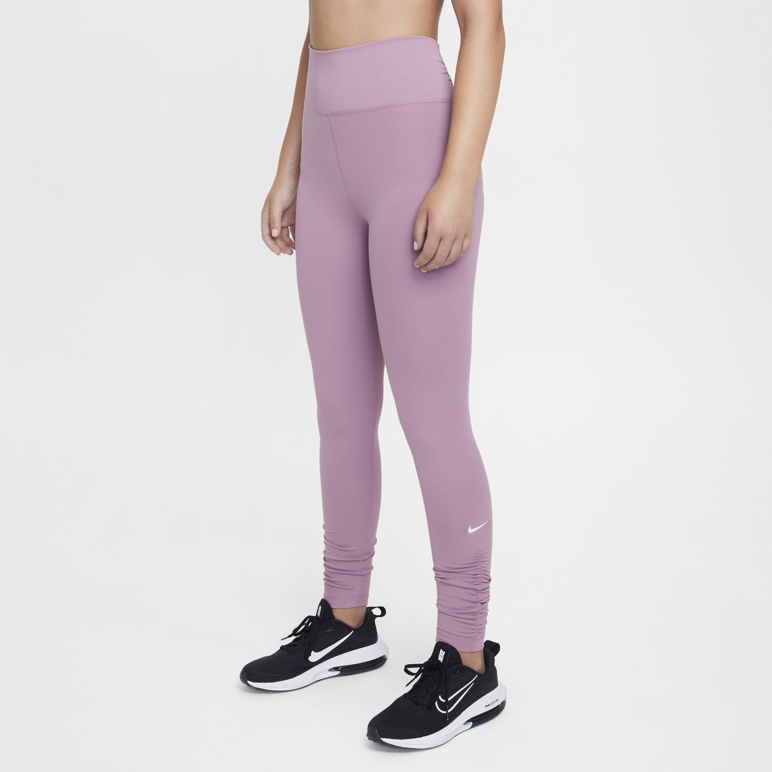 Legging taille haute Dri-FIT Nike One pour fille - Pourpre