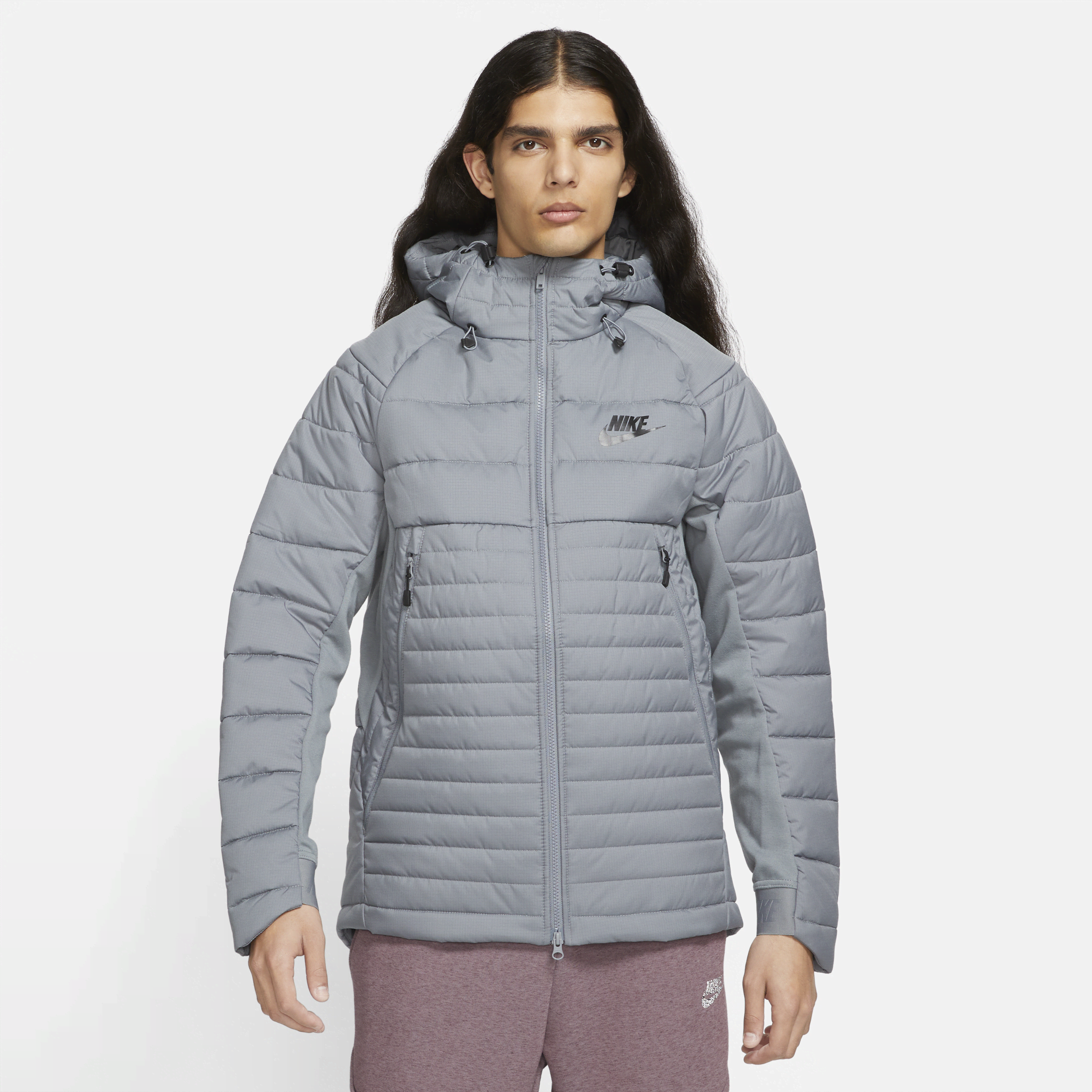 Nike Sportswear Men's Synthetic-Fill Jacket - Grey, DM1794-065
