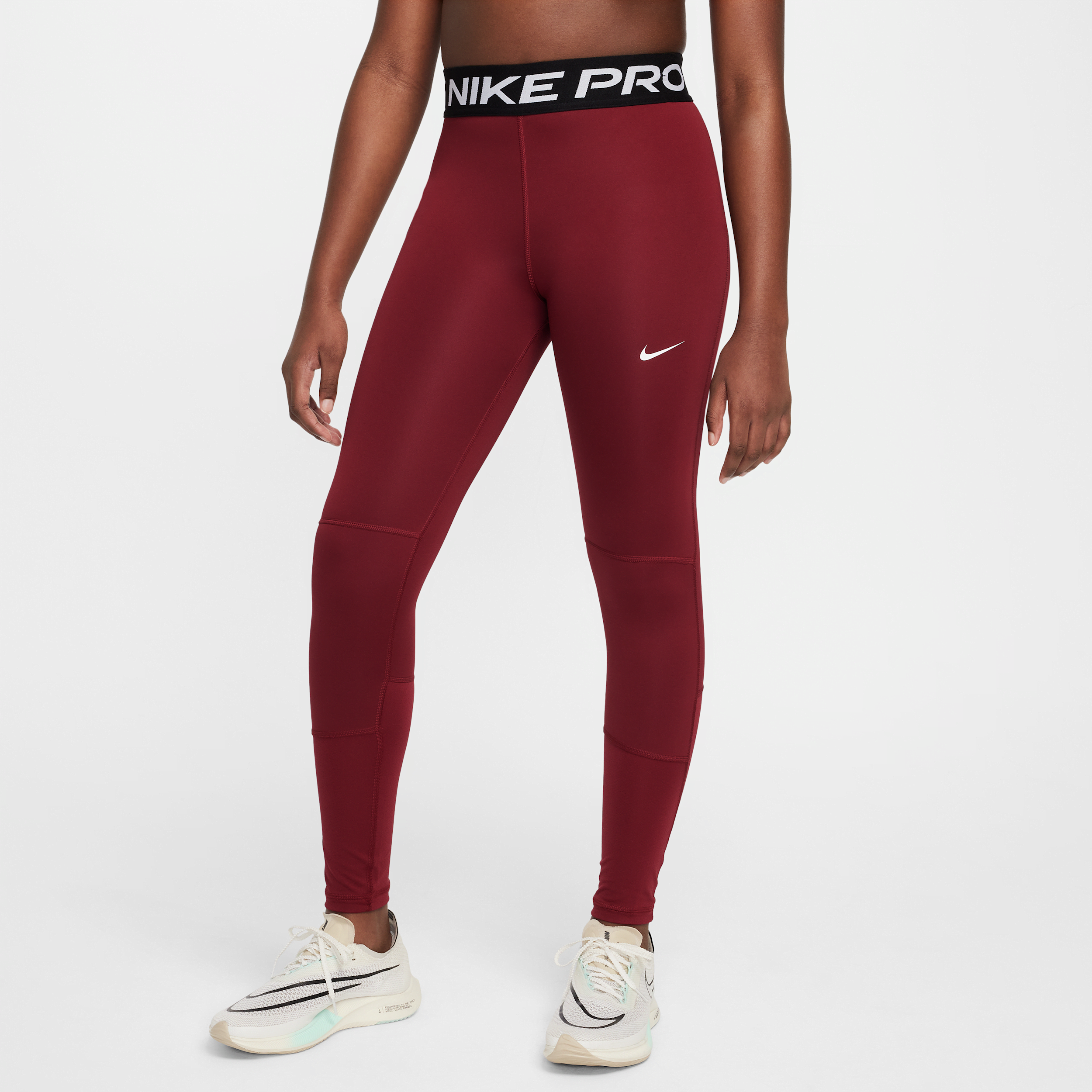 Legging Nike Pro Dri-FIT pour ado (fille) - Rouge