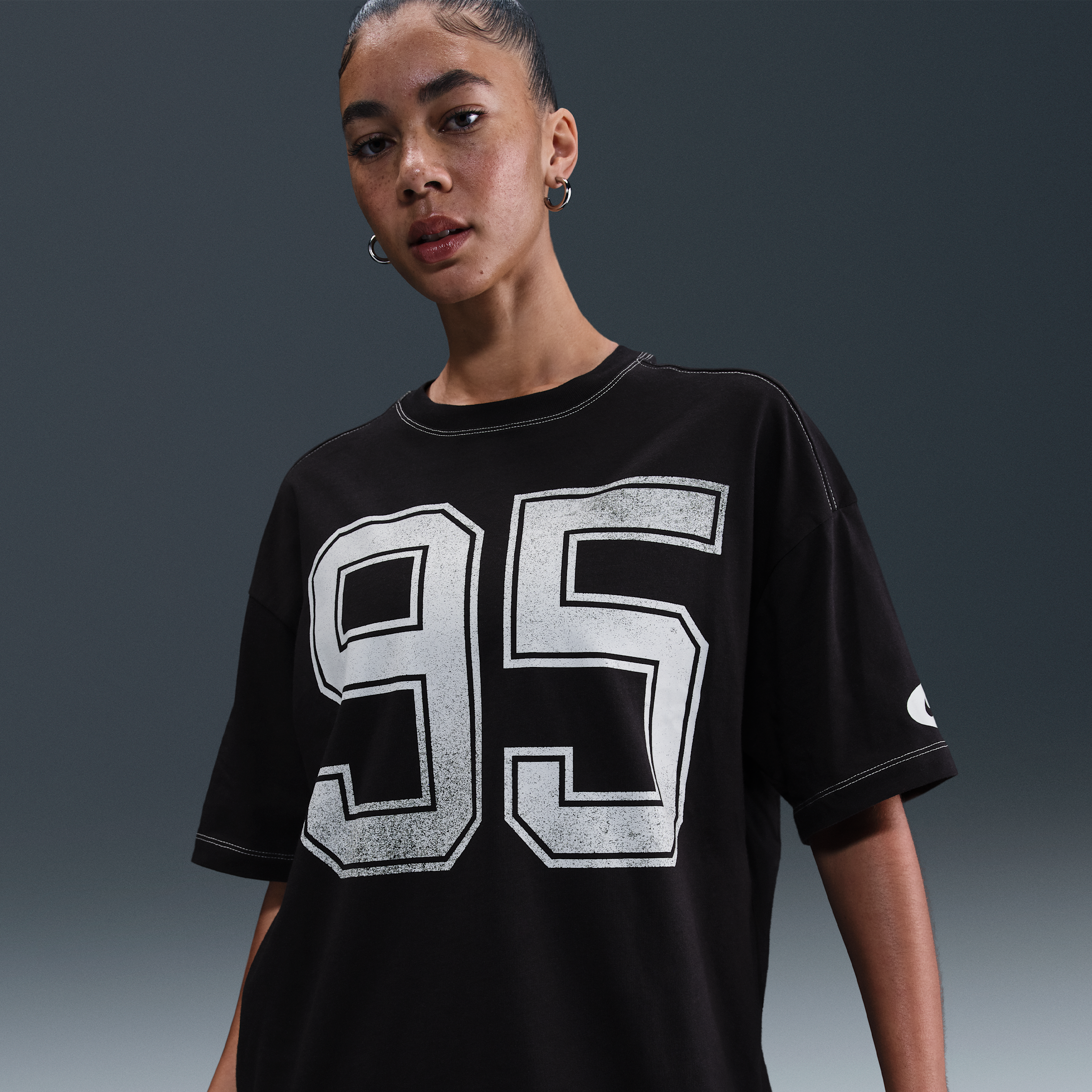 Thumbnail - Nike Sportswear Kurzarm-T-Shirt (Damen) - Schwarz