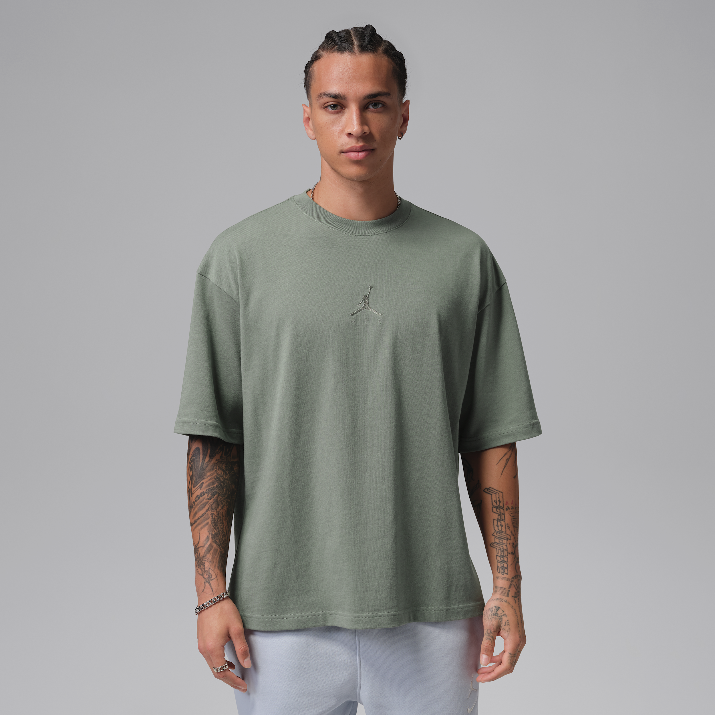 T-shirt oversize Jordan Flight Essentials – Uomo - Verde