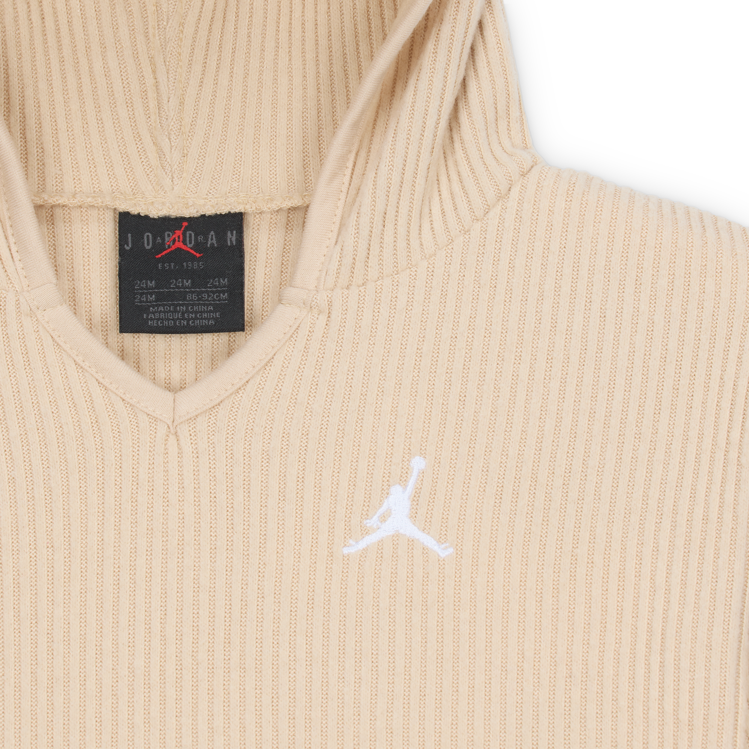 Thumbnail - Jordan Heir To The Crown zweiteiliges Ripp-Pullover-Set (Babys, 12–24 Monate) - Braun
