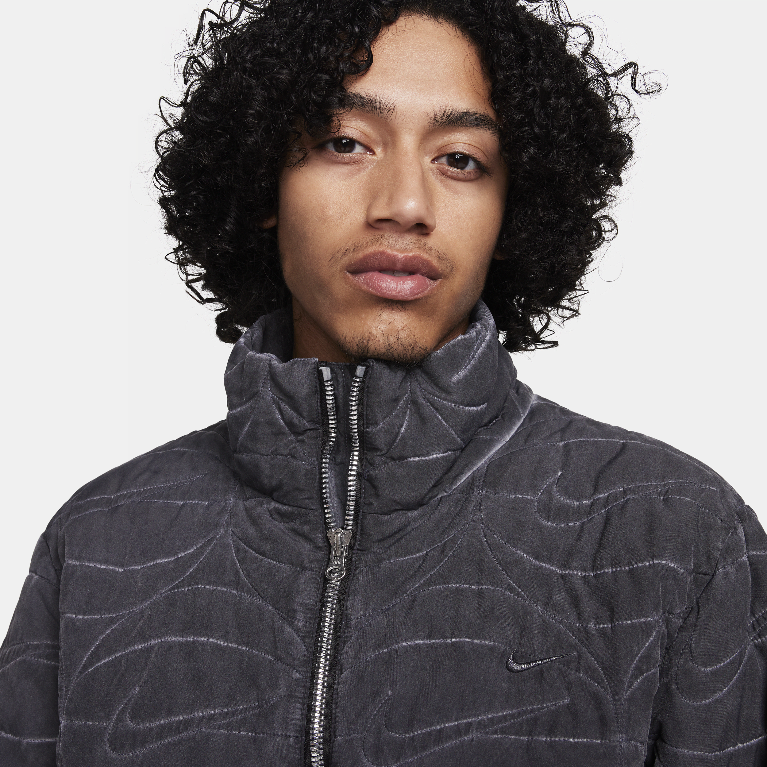 Veste de basket à zip tissée Nike pour homme - Noir