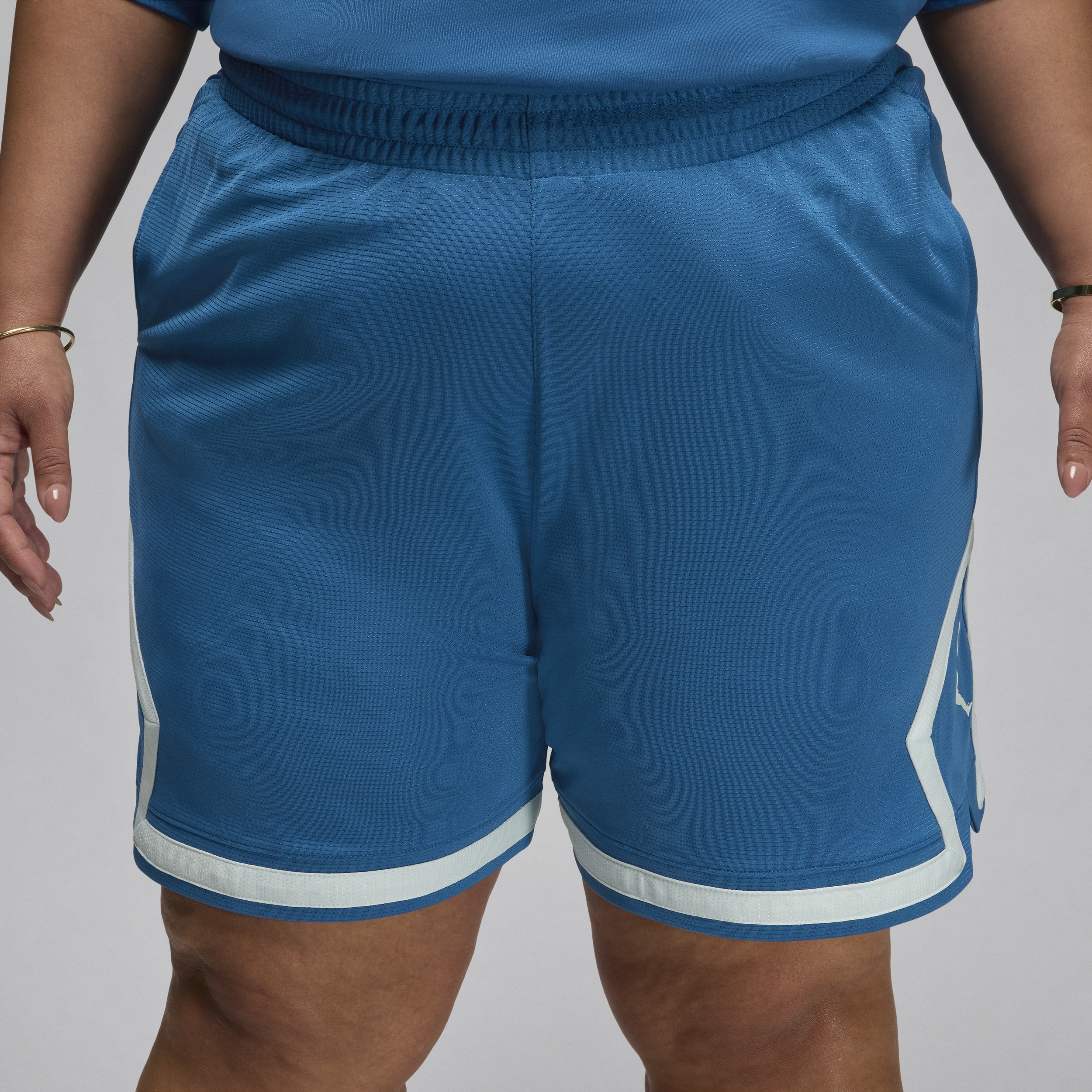 Jordan Sport Diamond damesshorts (Plus Size) Blauw