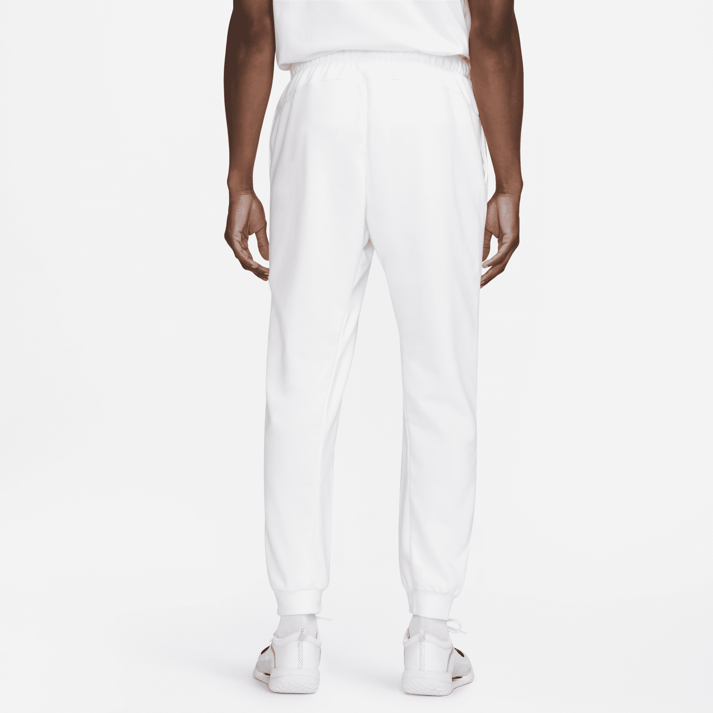 Pantalon de tennis en molleton NikeCourt Heritage pour homme - Blanc