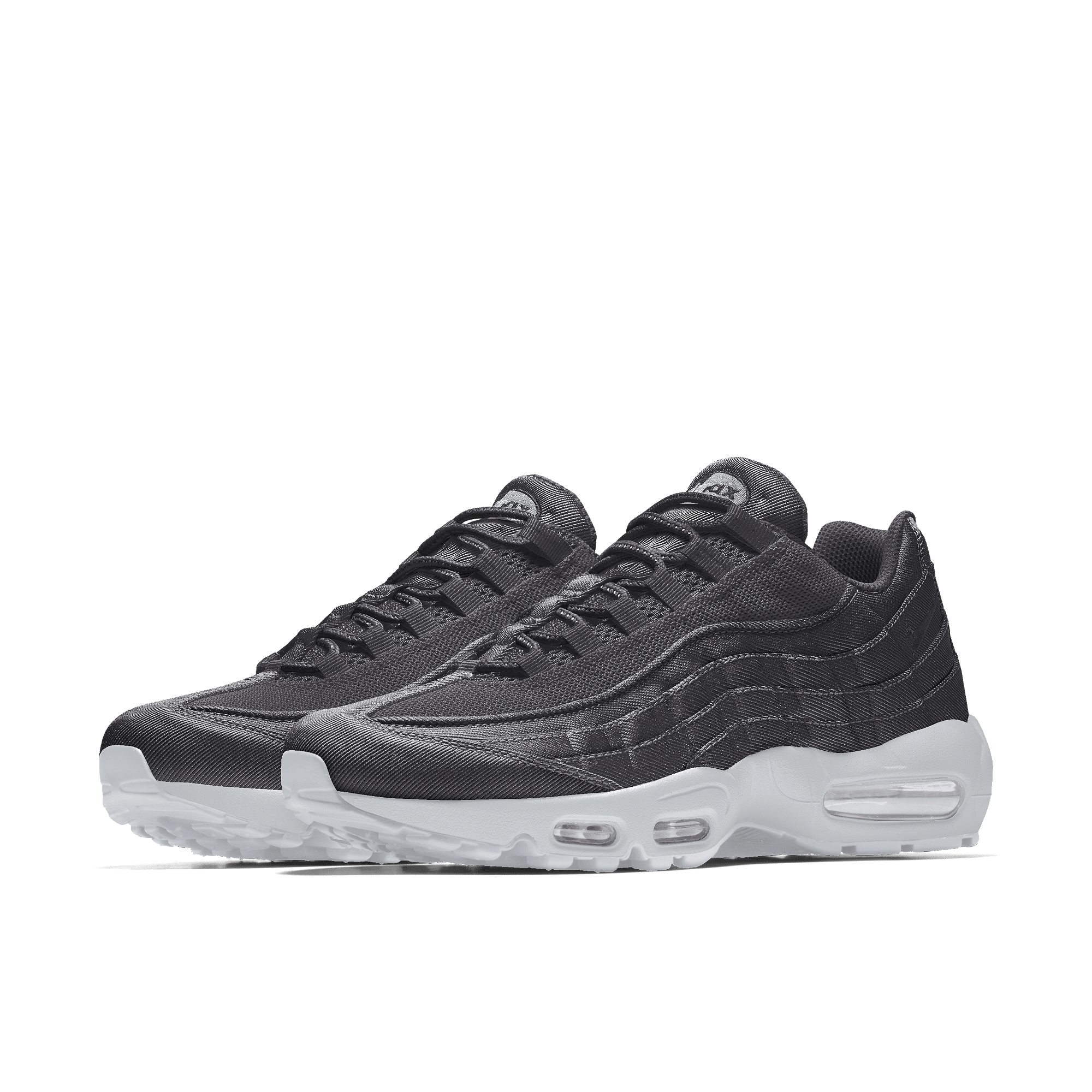 Chaussure personnalisable Nike Air Max 95 By You pour Femme - Noir - 3629088351