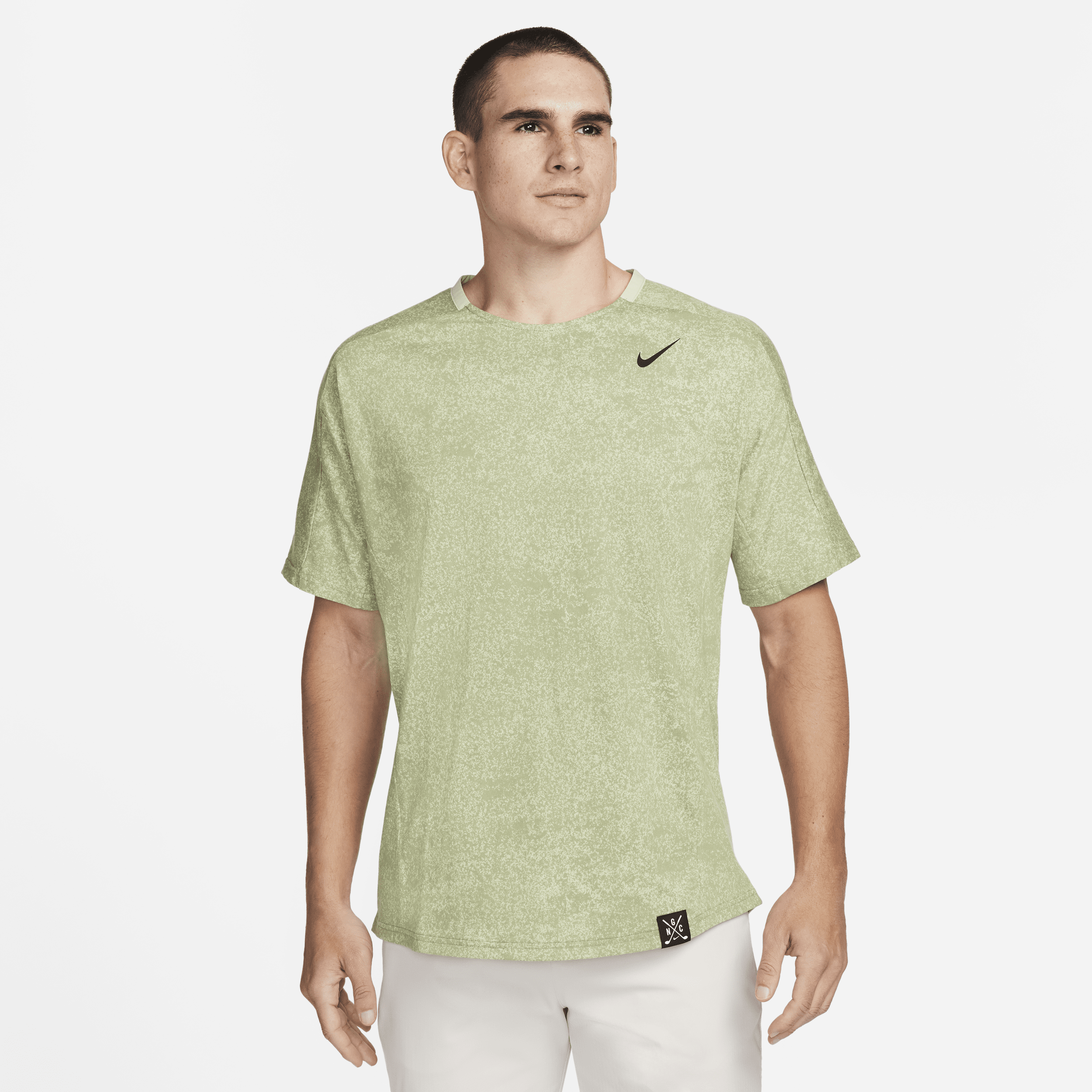 Nike Golf Club golftop met korte mouwen voor heren Groen