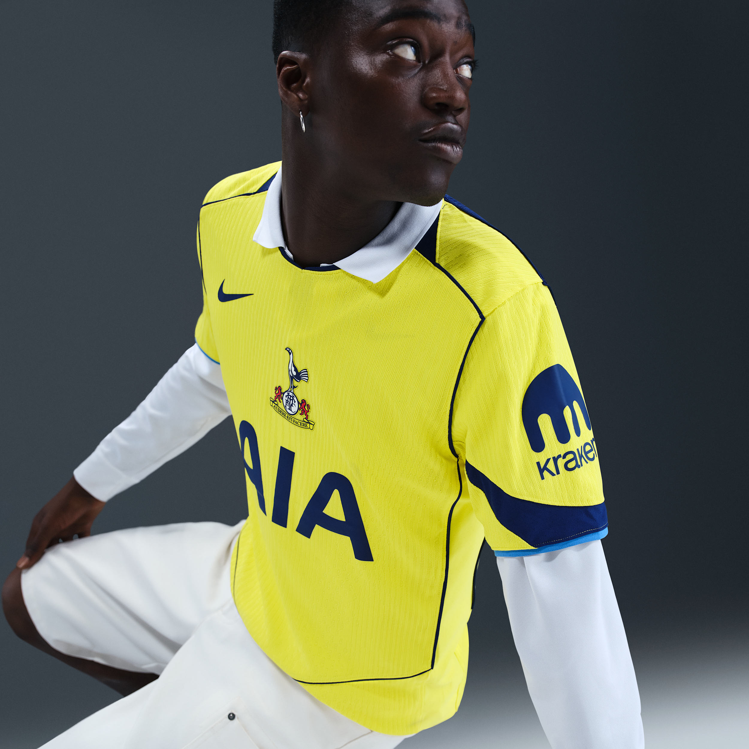 Thumbnail - Tottenham Hotspur 2025/26 Match Third Nike Authentic Dri-FIT ADV Total 90 Fußballtrikot (Herren) - Gelb