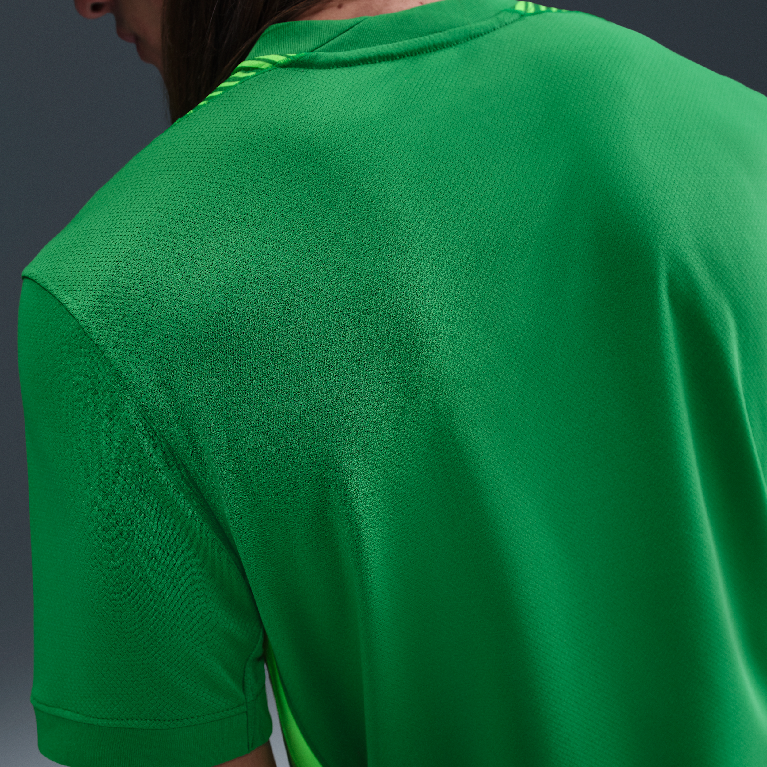 Thumbnail - England 2025/26 Stadium Goalkeeper Nike Dri-FIT Replika-Kurzarm-Fußballtrikot (Herren) - Grün