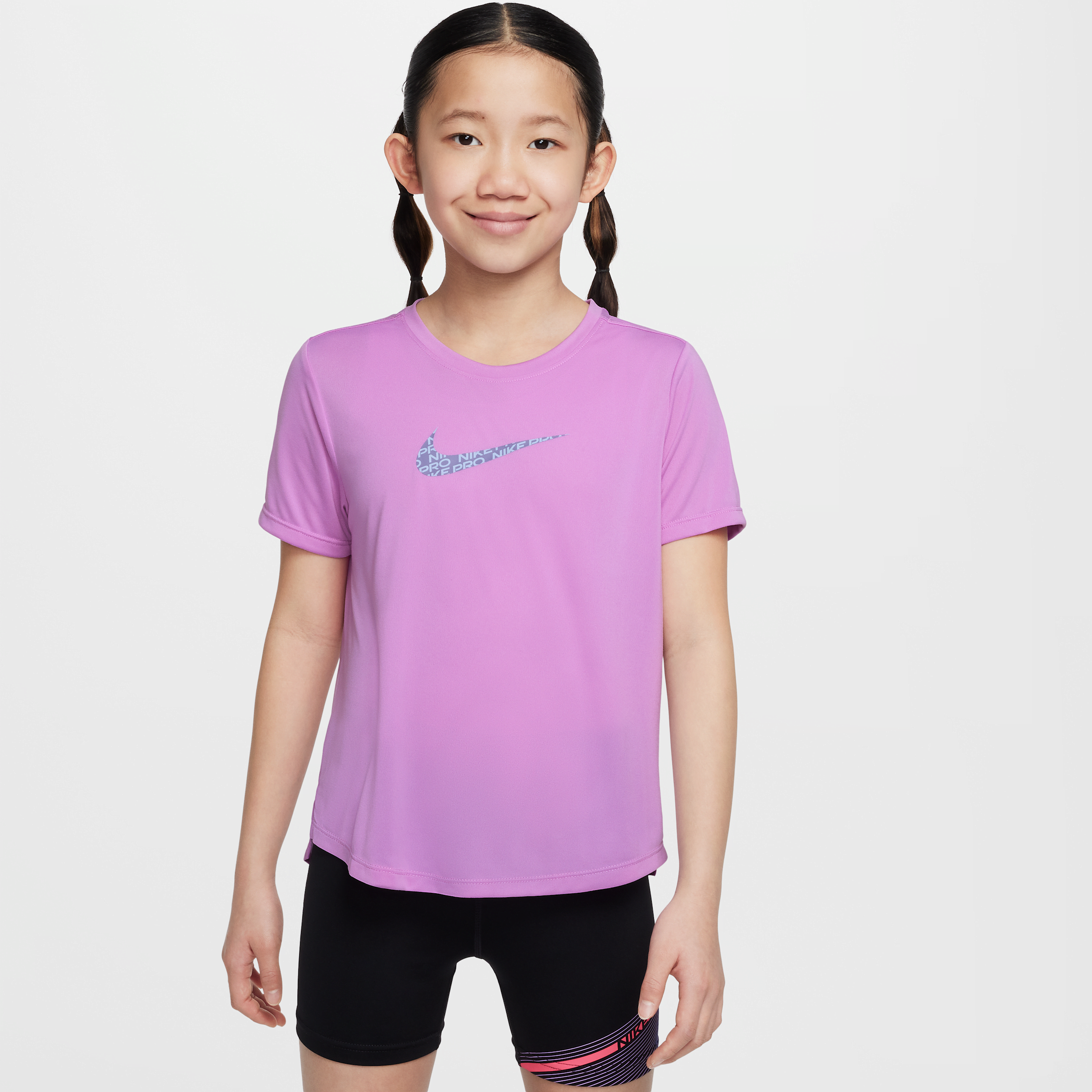 Haut Dri-FIT Nike One Classic pour ado (fille) - Pourpre
