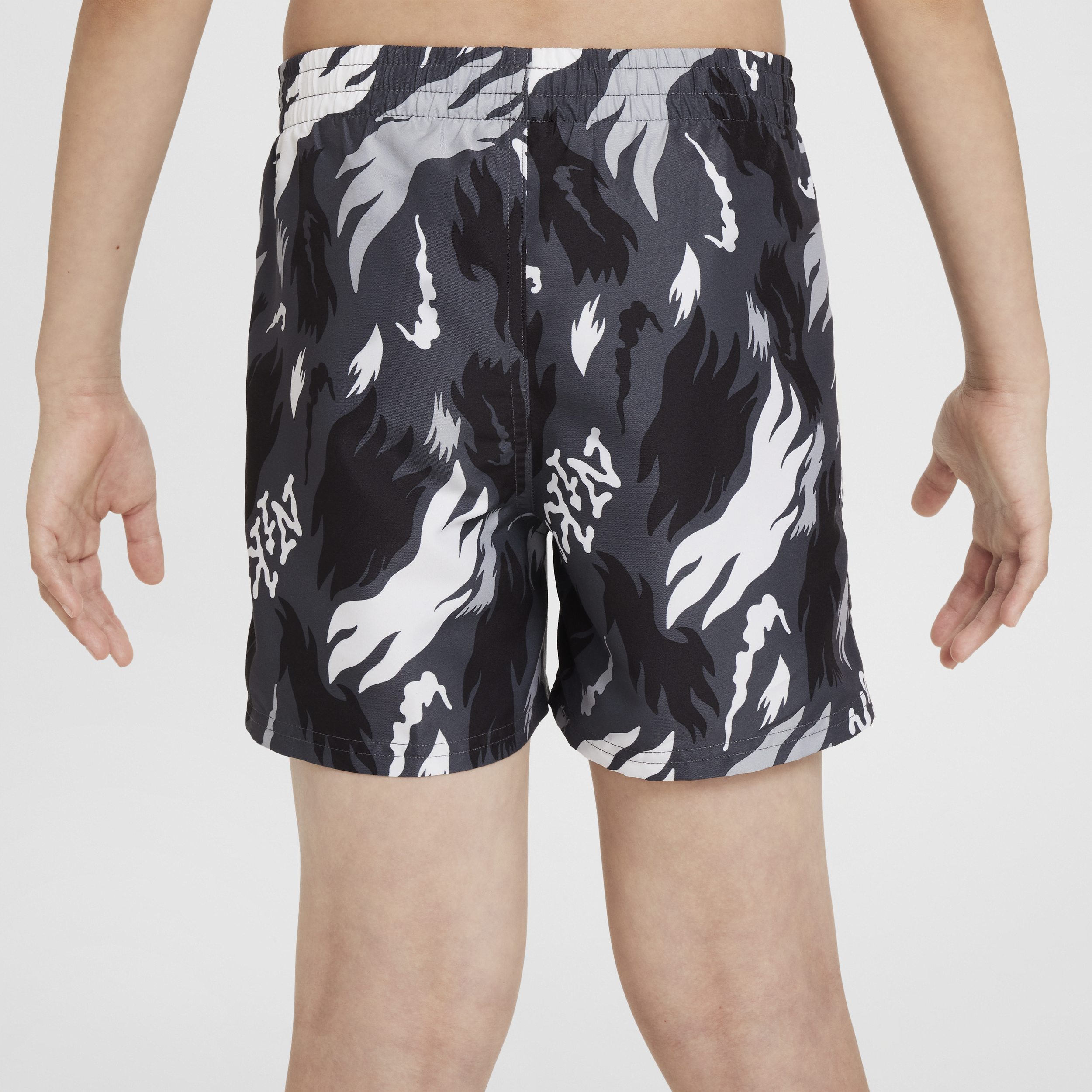 Nike Swim volley shorts voor jongens (10 cm) Grijs