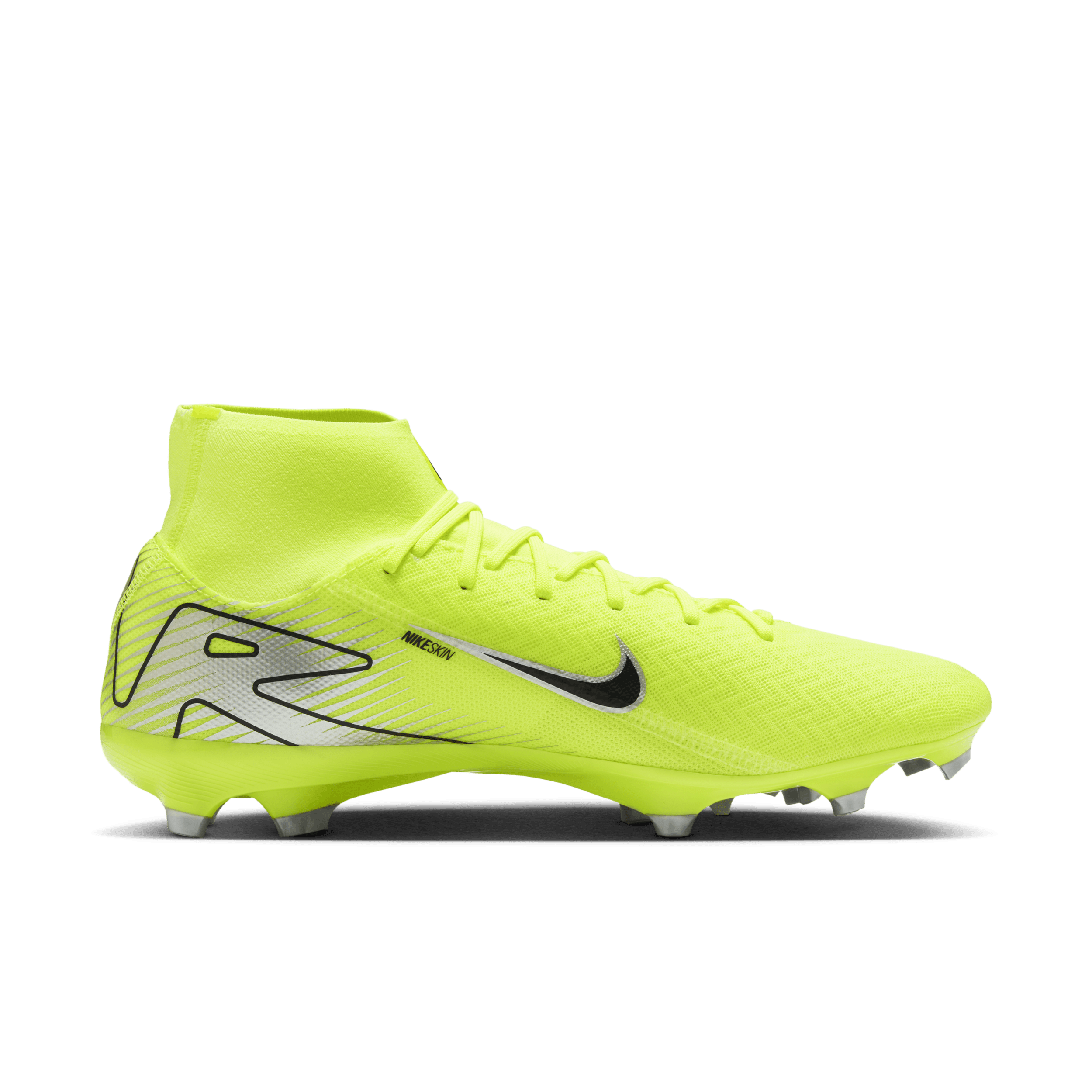 Chaussure de foot montante à crampons multi-surfaces Nike Mercurial Superfly 10 Academy - Jaune