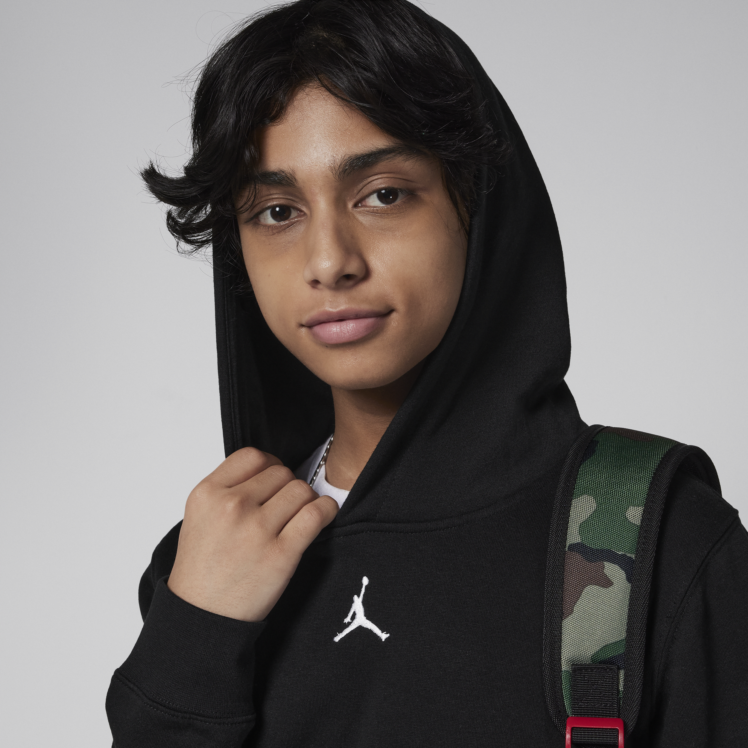 Jordan Chicago Bulls Courtside Statement Edition NBA-hoodie van fleece voor kids Zwart
