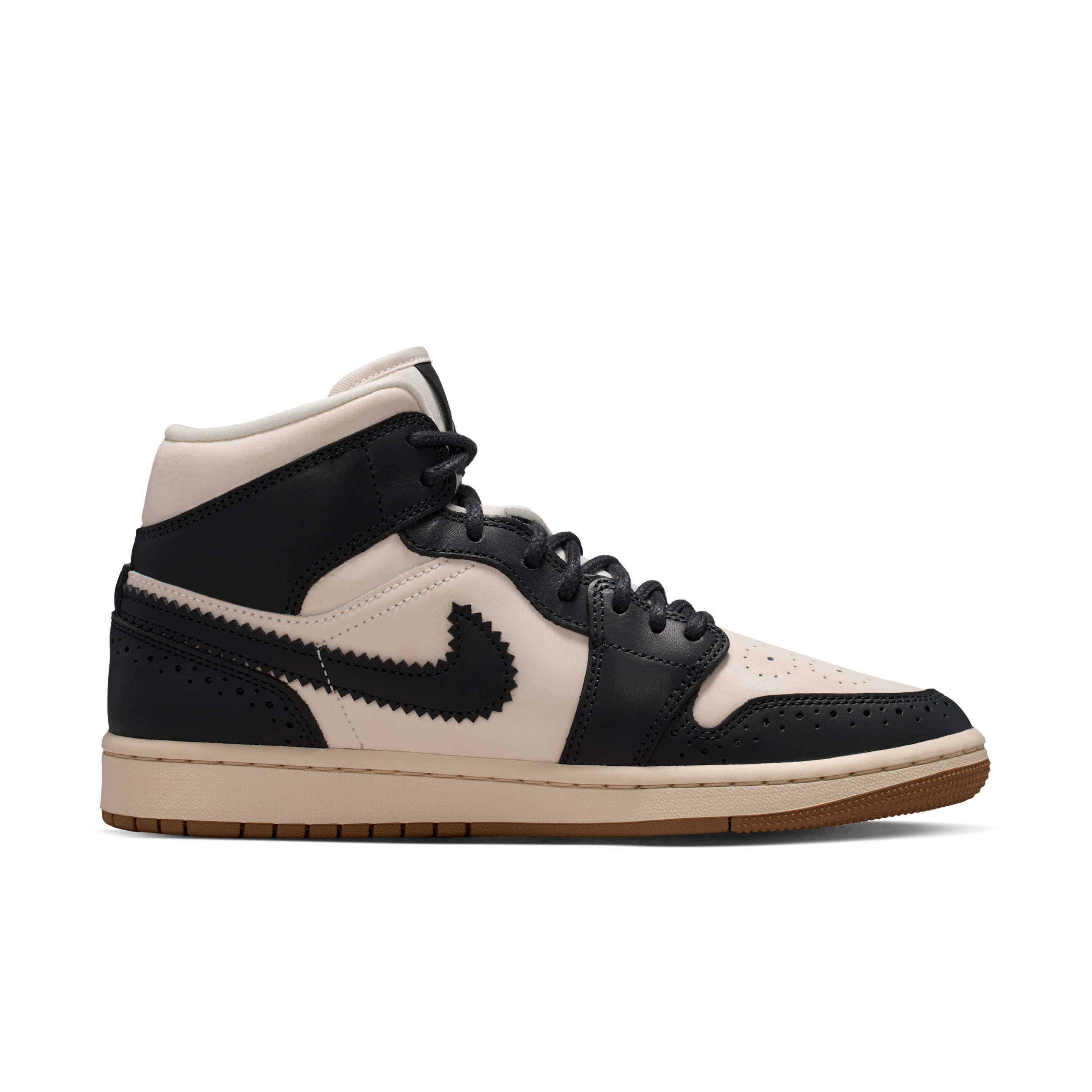 Air Jordan Wmns 1 Mid SE 'Off Noir Chalk' | Black | Women's Size 11.5 - IO0760-001