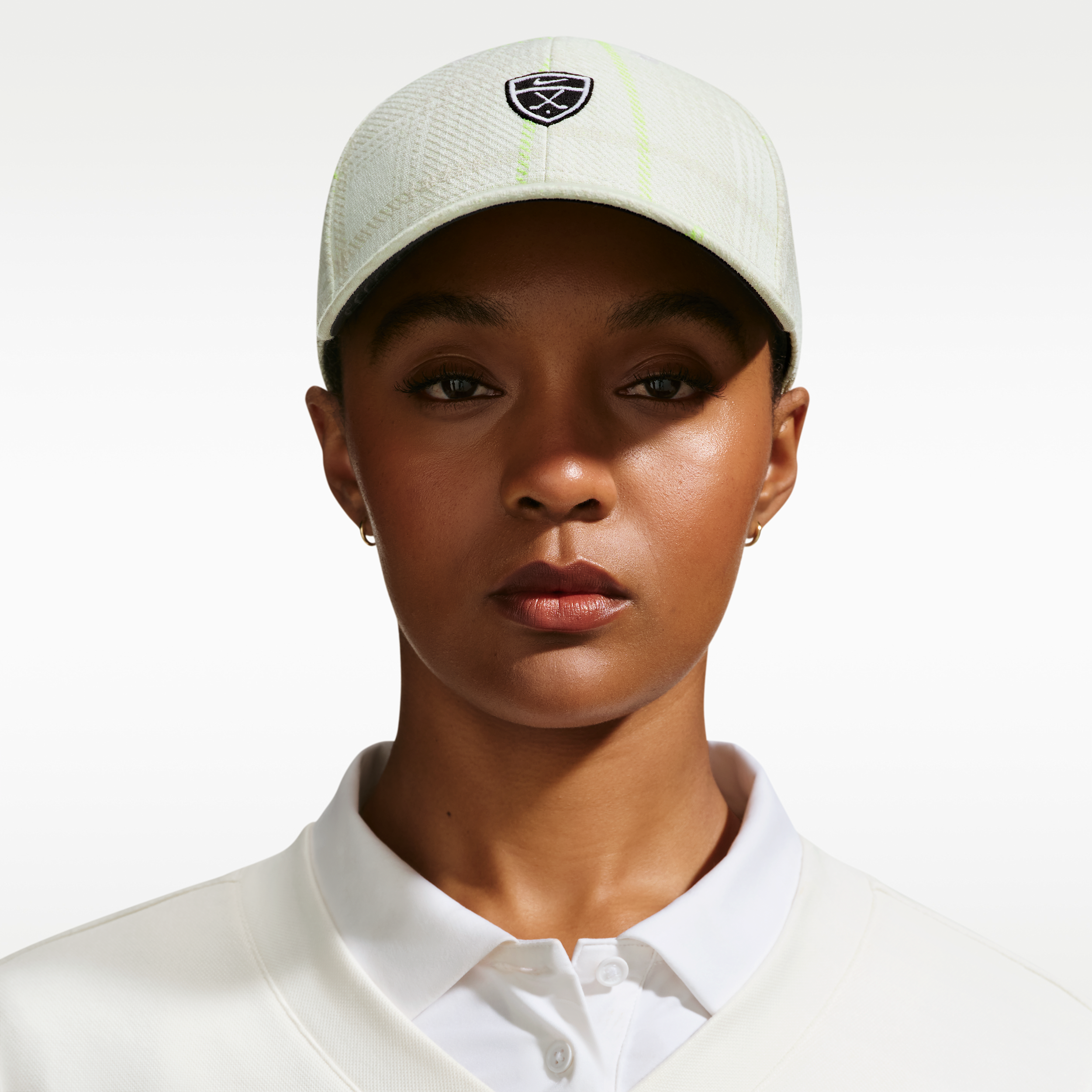 Thumbnail - Nike Club Golf Tartan Cap - Weiß