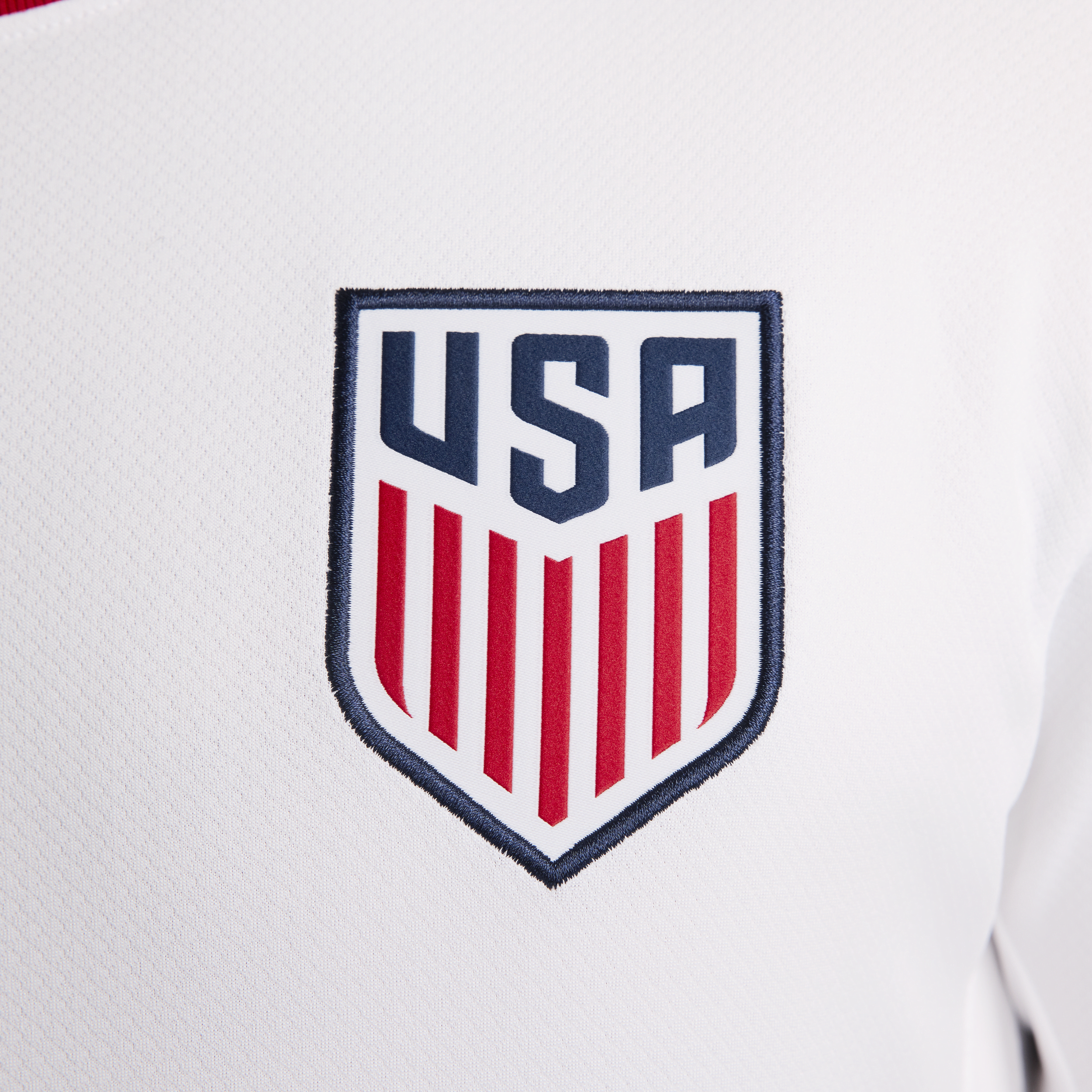 Nike USMNT 2024 Stadium Thuis Dri-FIT replica voetbalshirt voor heren Wit