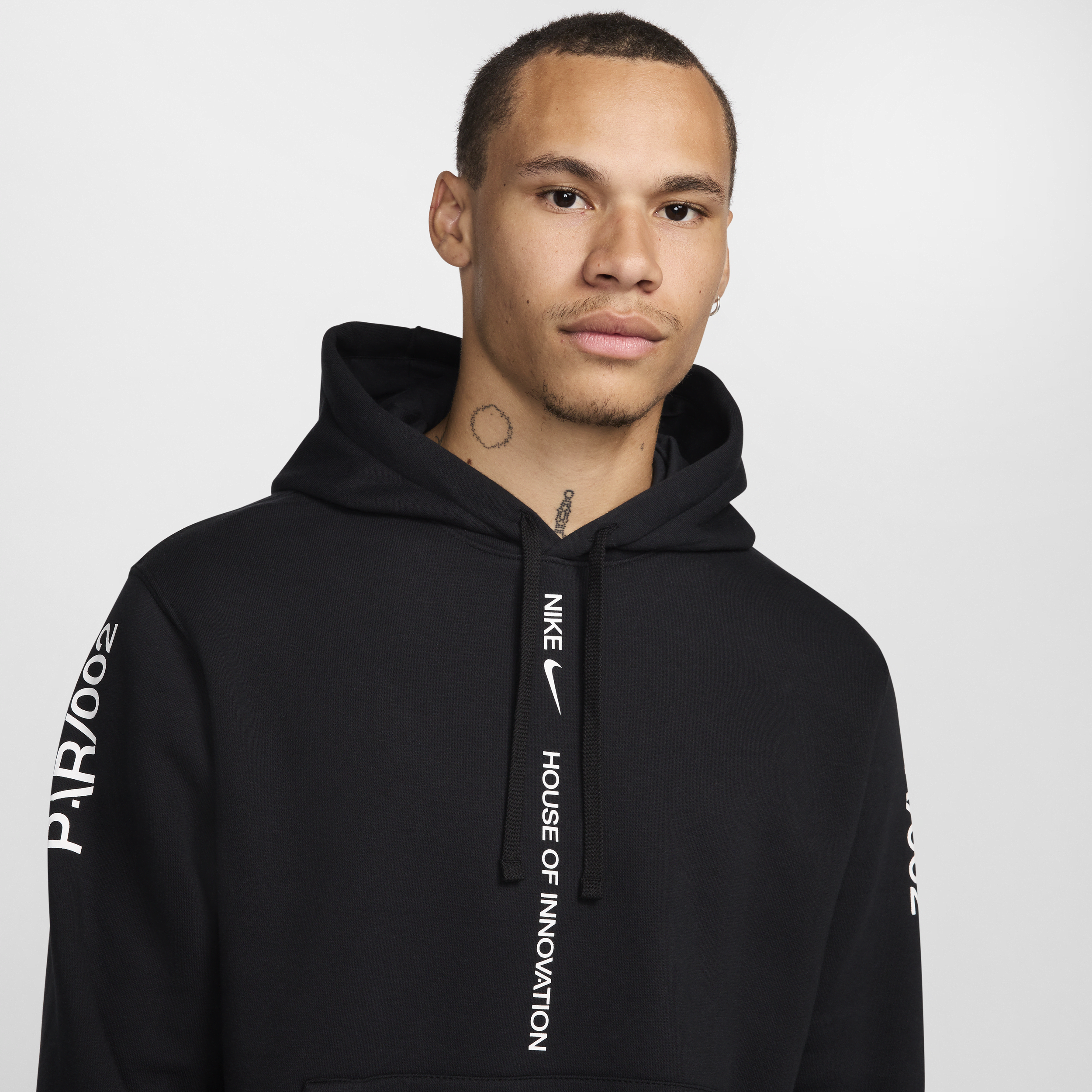 Sweat à capuche en Fleece Nike Sportswear House of Innovation (Paris) pour homme - Noir