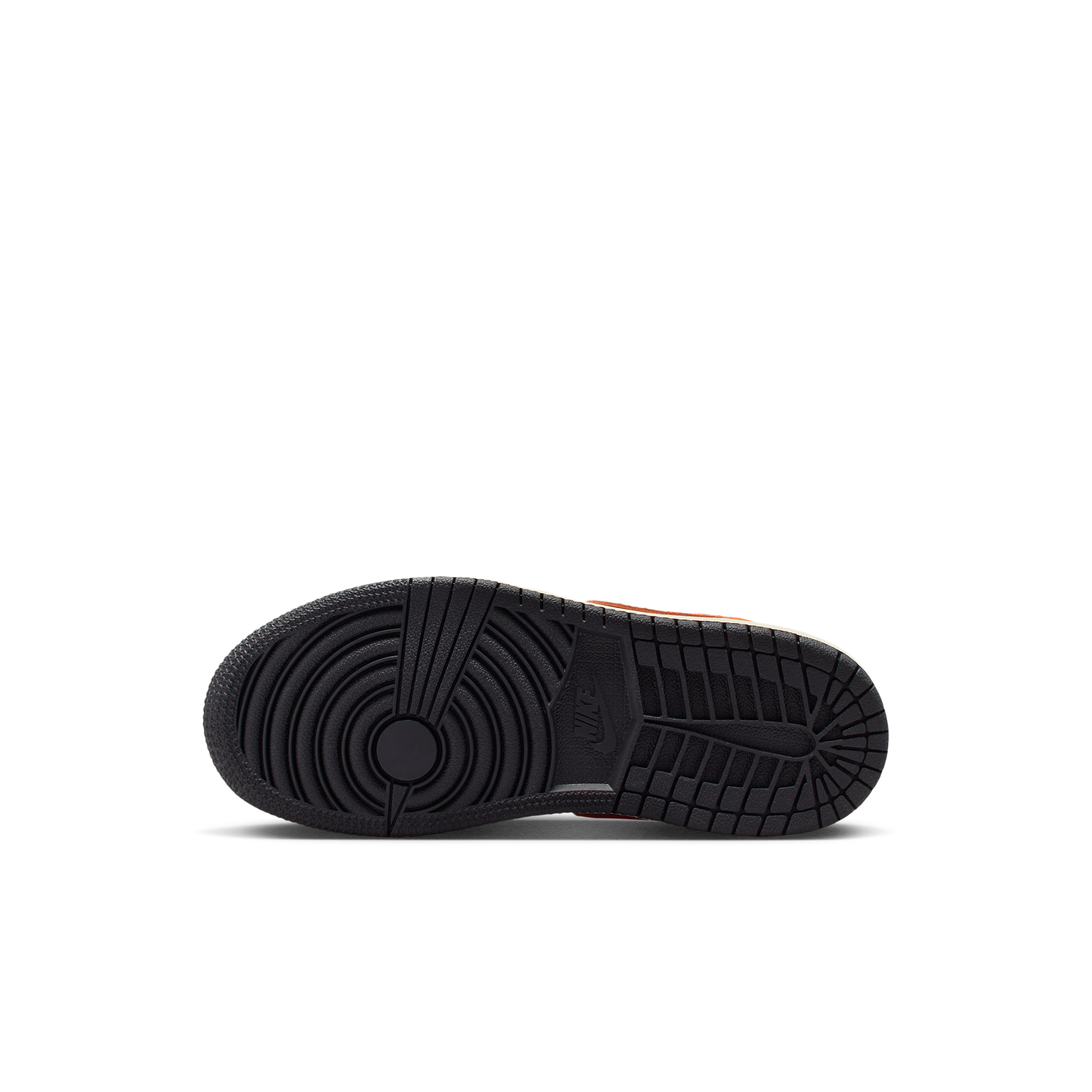 Thumbnail - Jordan 1 Mid Schuh für jüngere Kinder - Orange