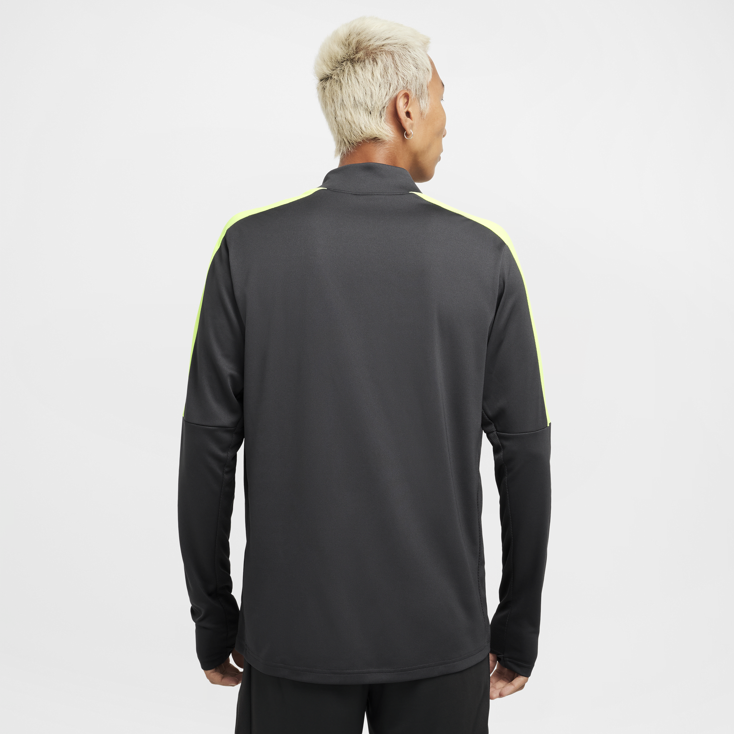 Haut de foot à demi-zip Dri-FIT Nike Academy pour homme - Gris