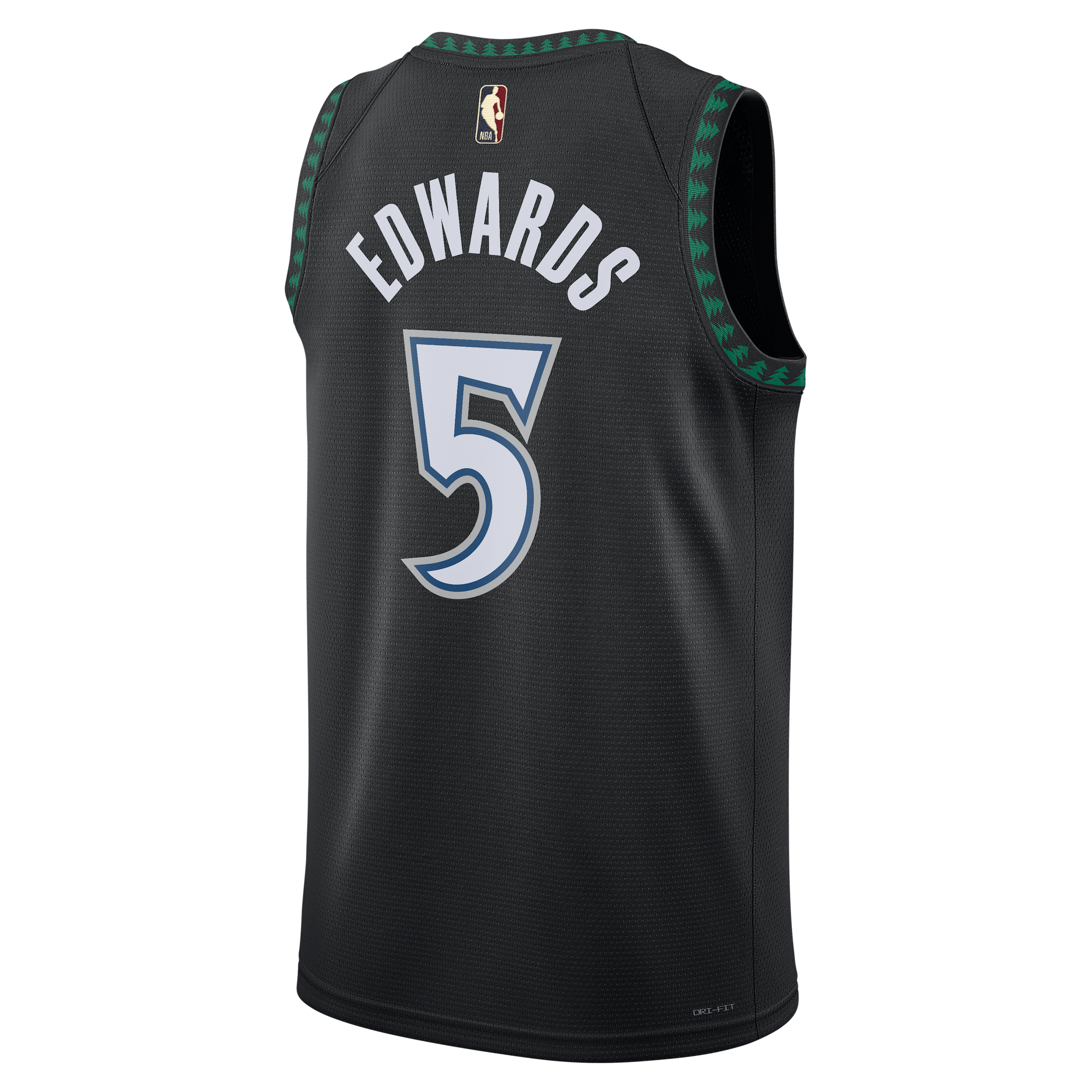 Thumbnail - Minnesota Timberwolves 2025/26 Hardwood Classics Nike Dri-FIT NBA Swingman Trikot für Herren - Schwarz