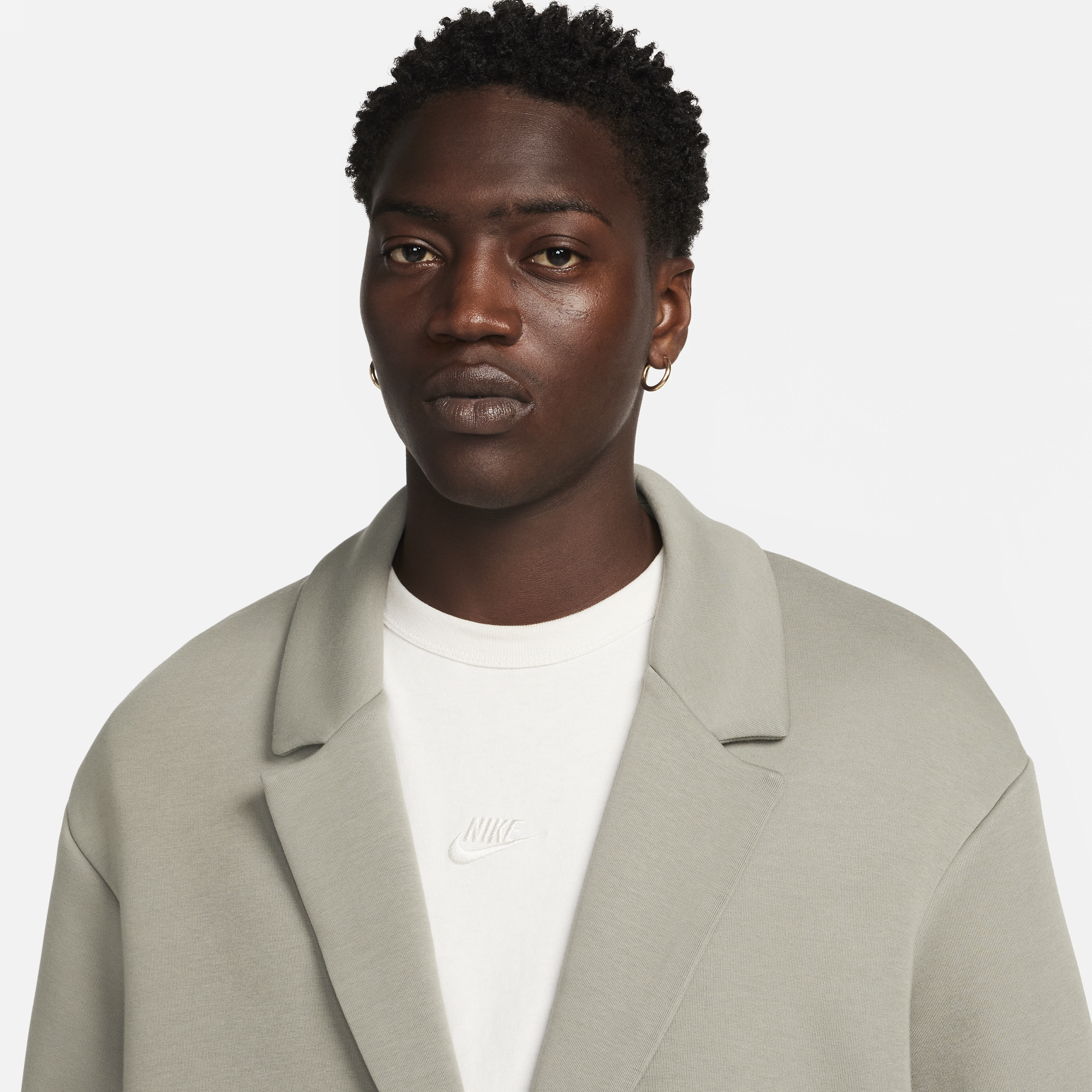 Nike Sportswear Tech Fleece Reimagined trenchcoat met ruimvallende pasvorm voor heren Grijs