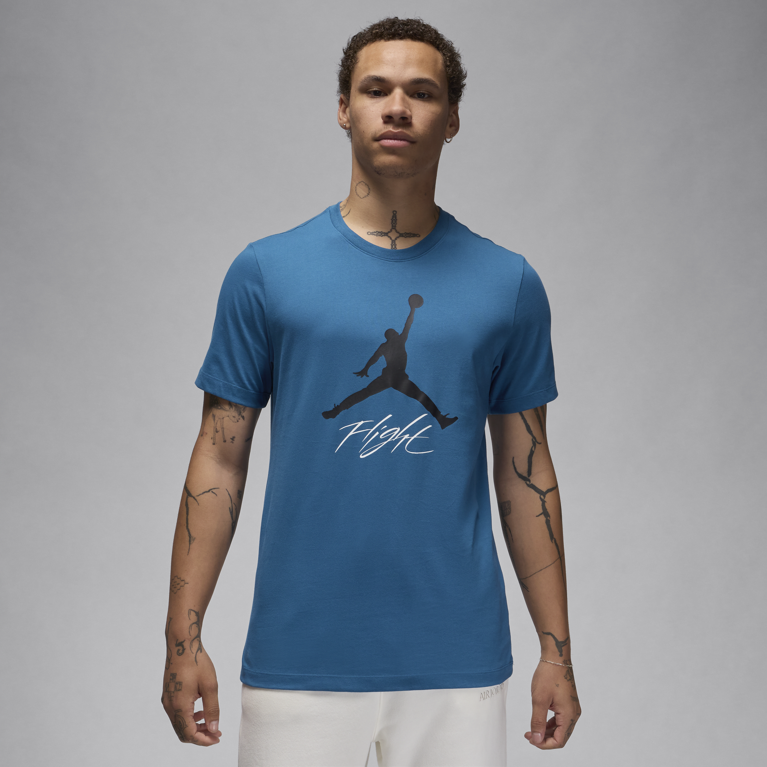 Jordan Jumpman Flight T-shirt voor heren Blauw