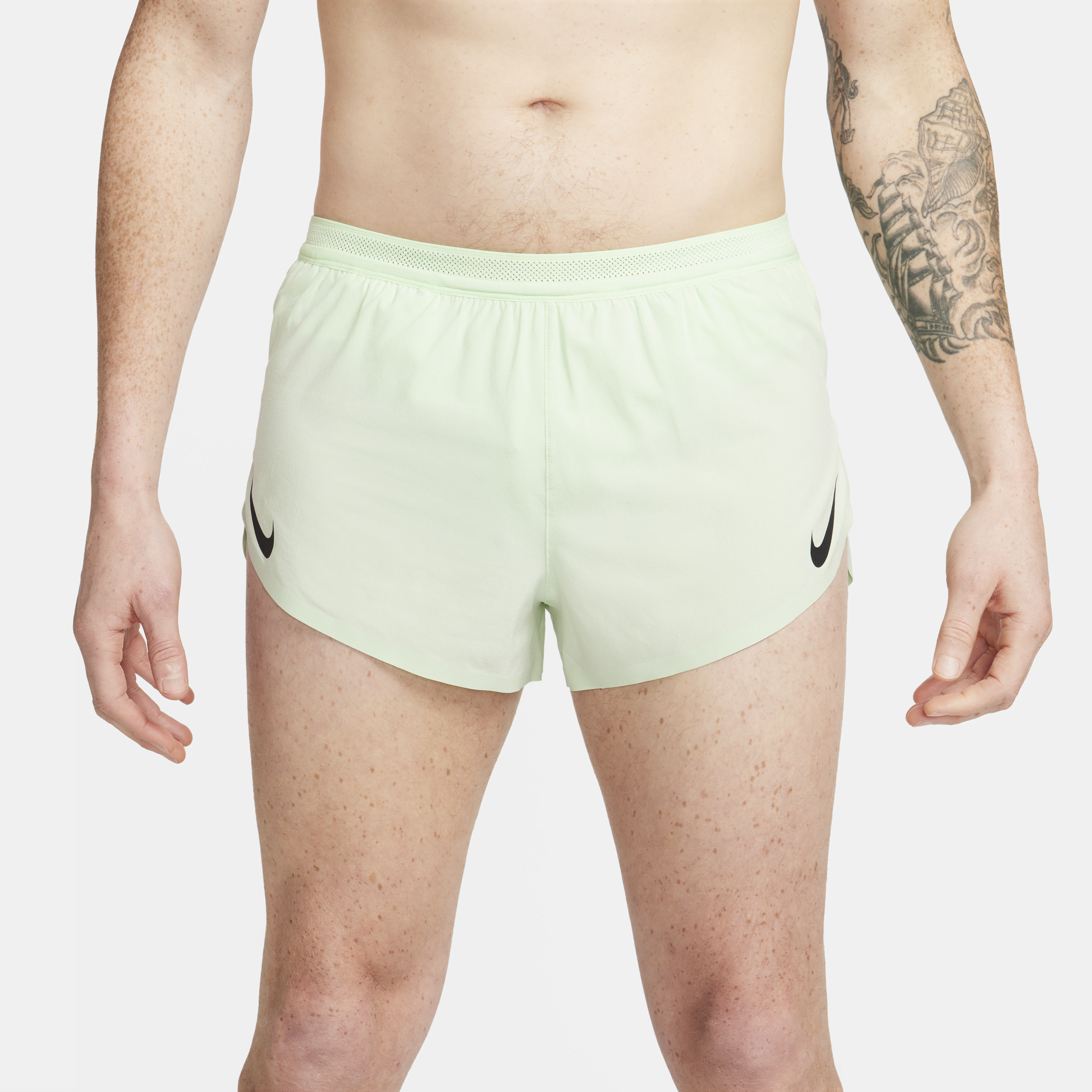 Nike AeroSwift Dri-FIT ADV hardloopshorts met binnenbroek voor heren (5 cm) Groen