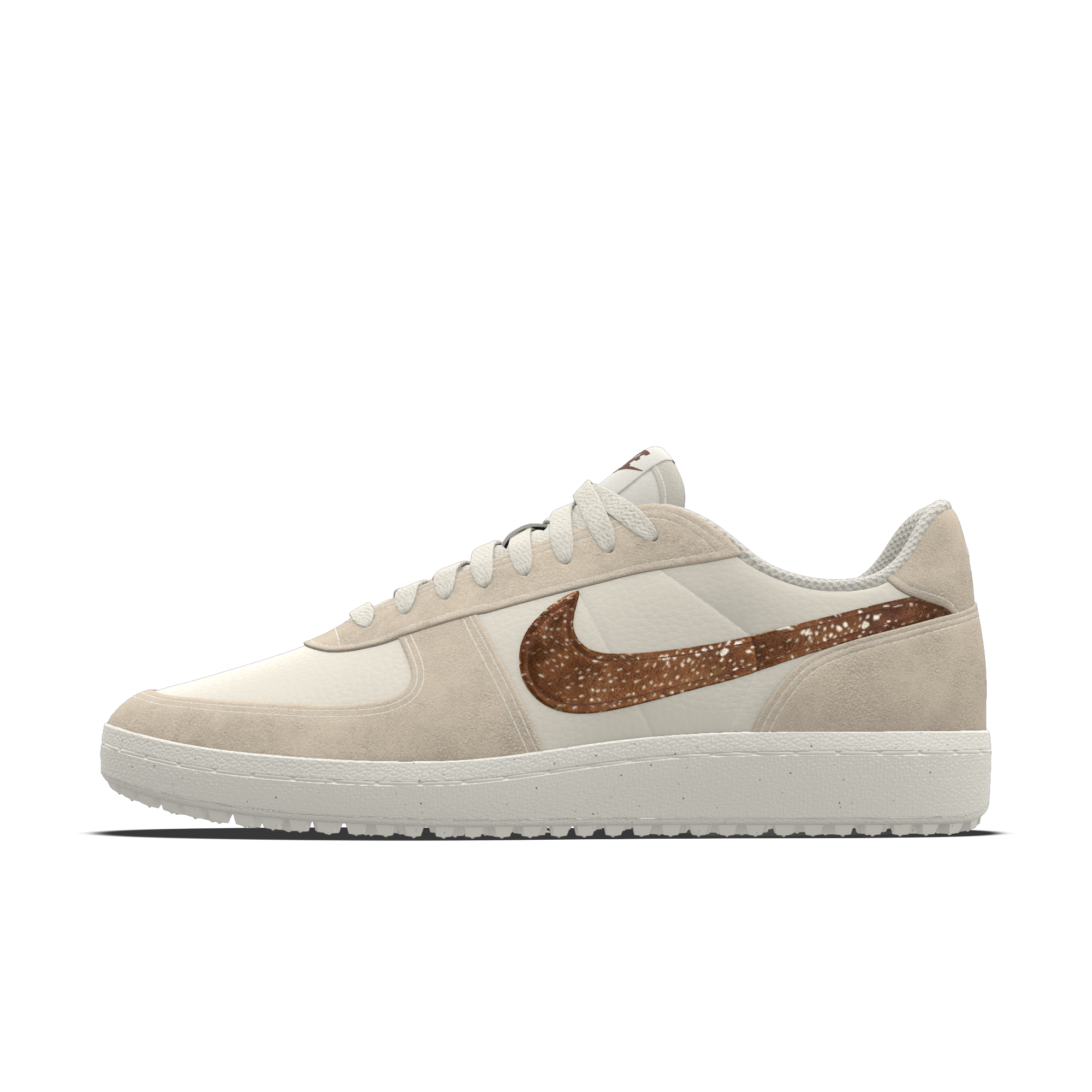Męskie personalizowane buty Nike Field General By You - Biel