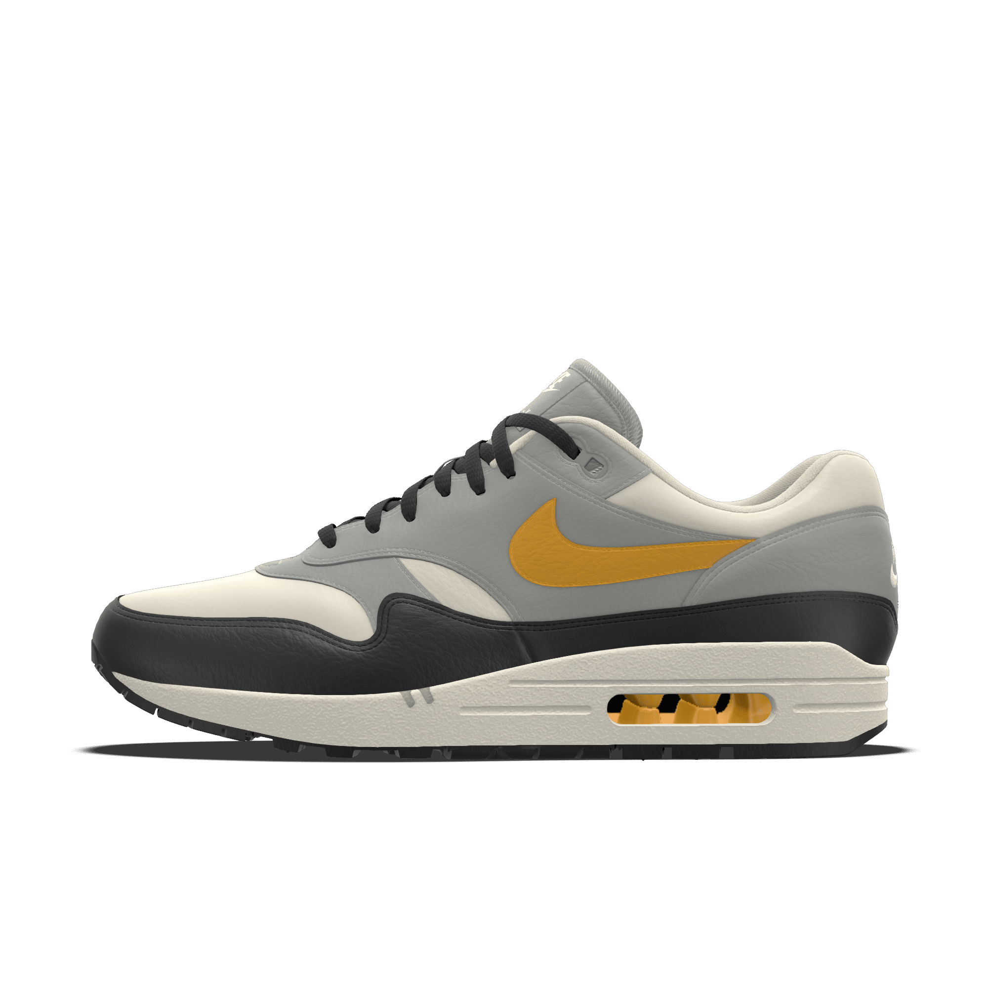 Personalizowane buty męskie Nike Air Max 1 By You - Szary