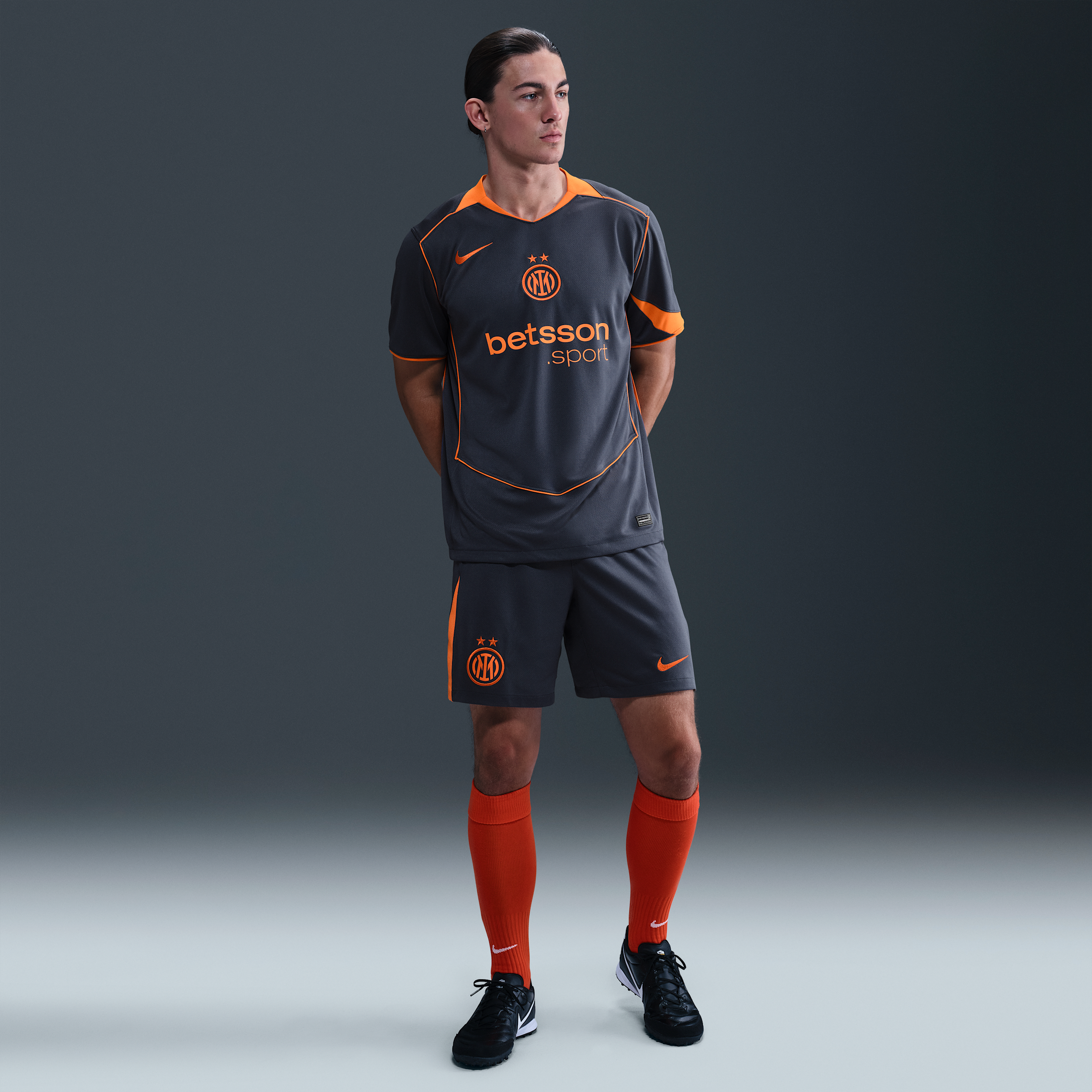 Inter Milan 2025/26 Stadium Third Mens Nike Dri-FIT Total 90 Football Replica Shorts - Blue - Polyester