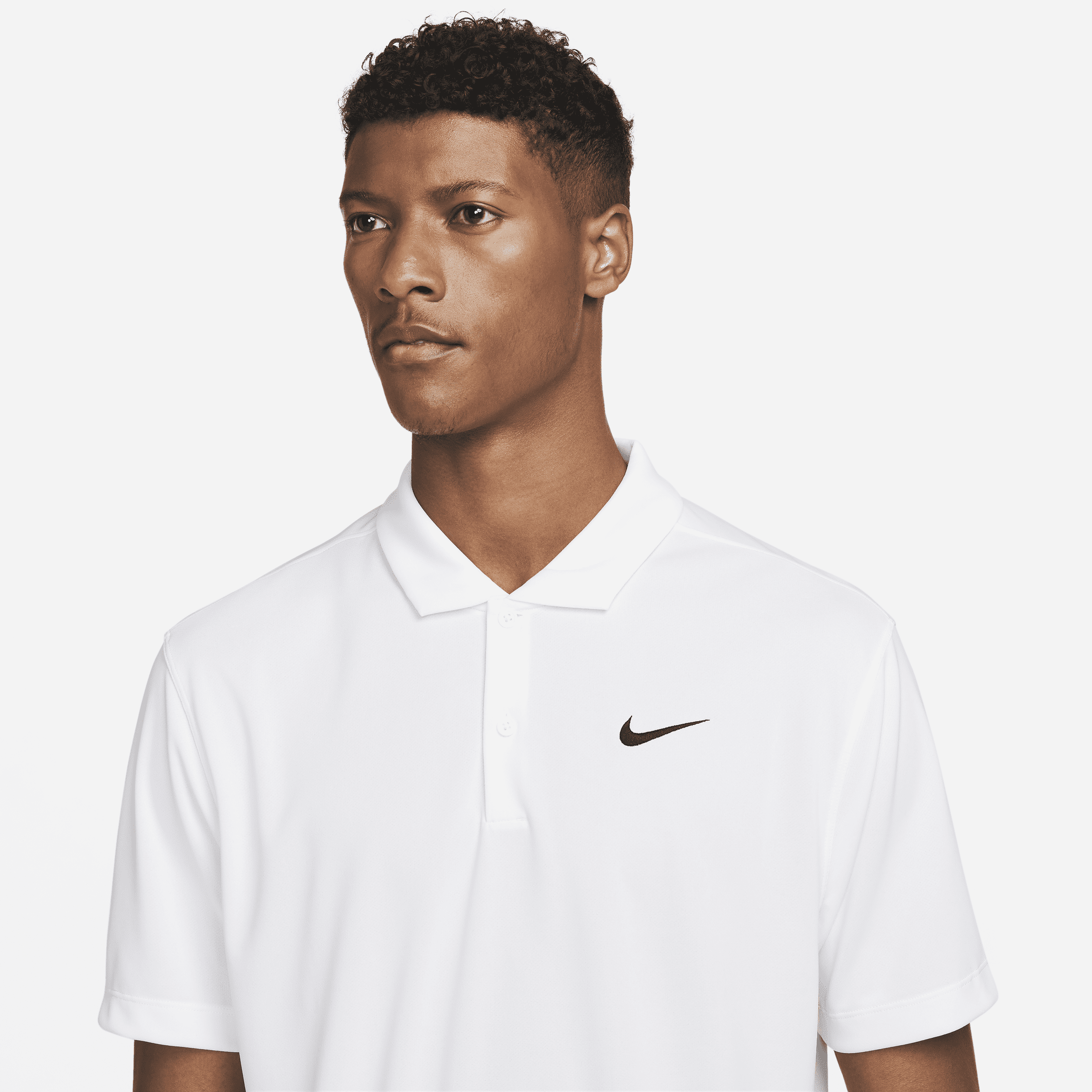 Polo de tennis NikeCourt Dri-FIT pour Homme - Blanc