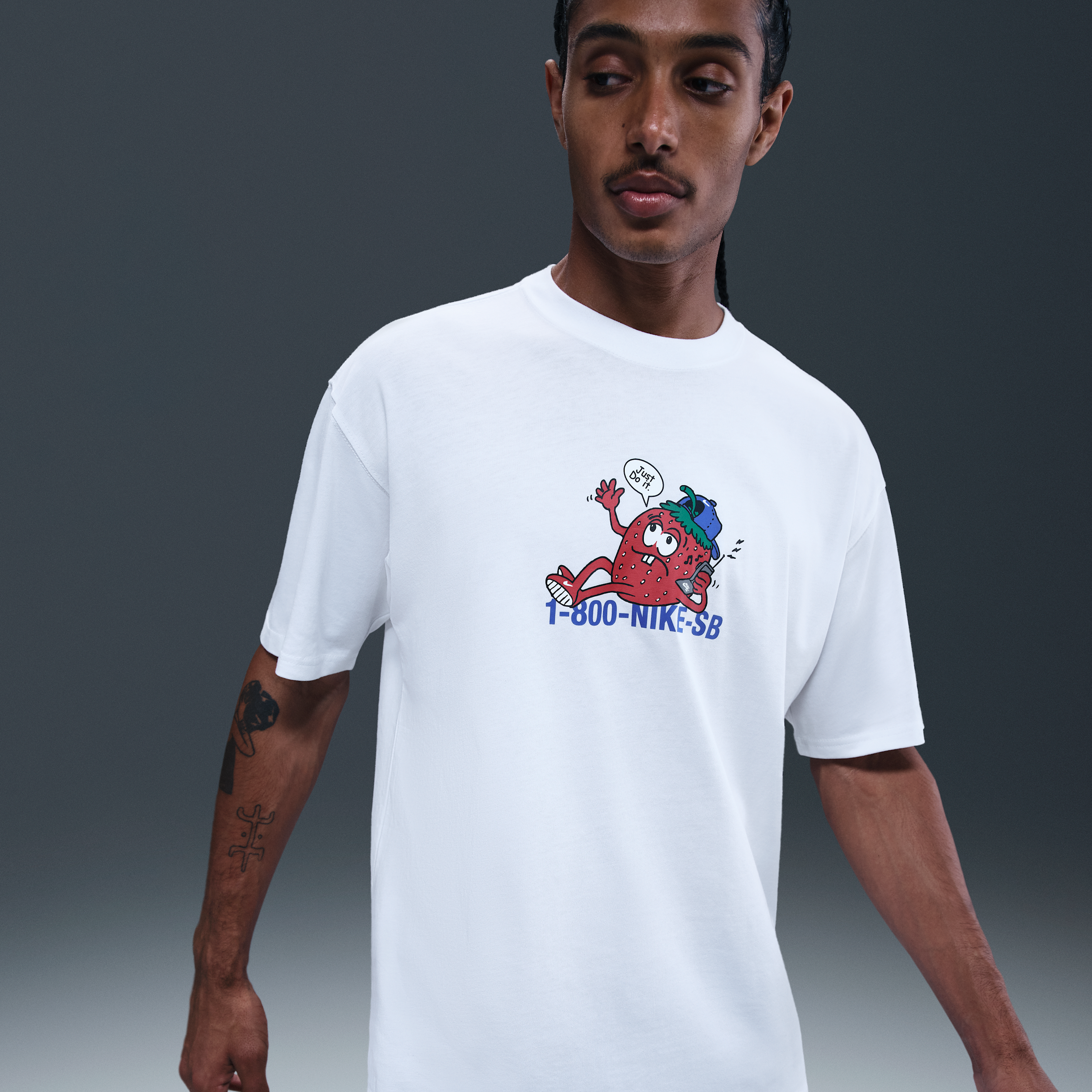 Nike SB Max90 Skate T-Shirt - White