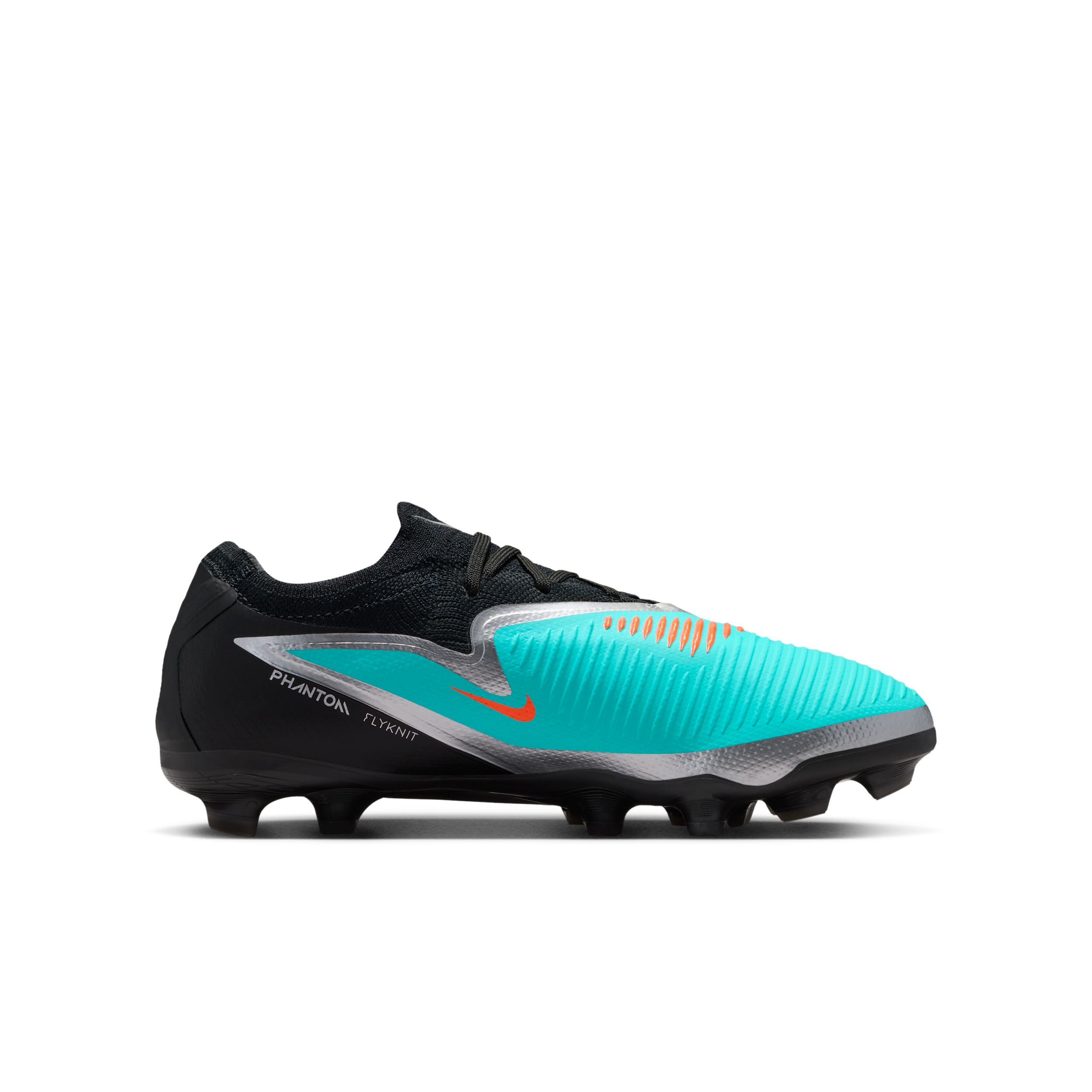 Thumbnail - Nike Jr. Phantom 6 Pro LE Low-Top-Fußballschuh für verschiedene Böden (jüngere Kinder) - Grau