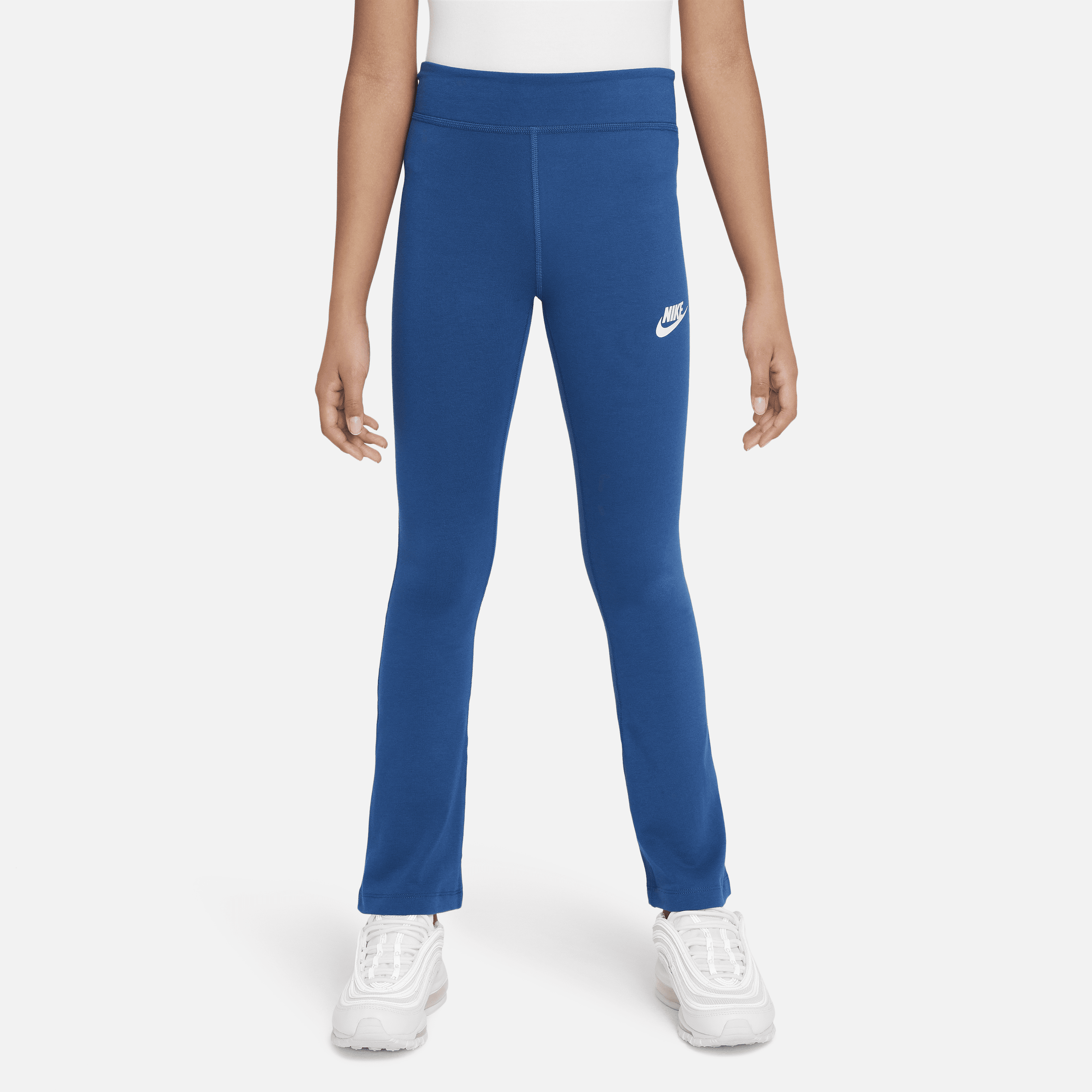 Nike Sportswear Favorites legging met wijde pijpen voor meisjes Blauw
