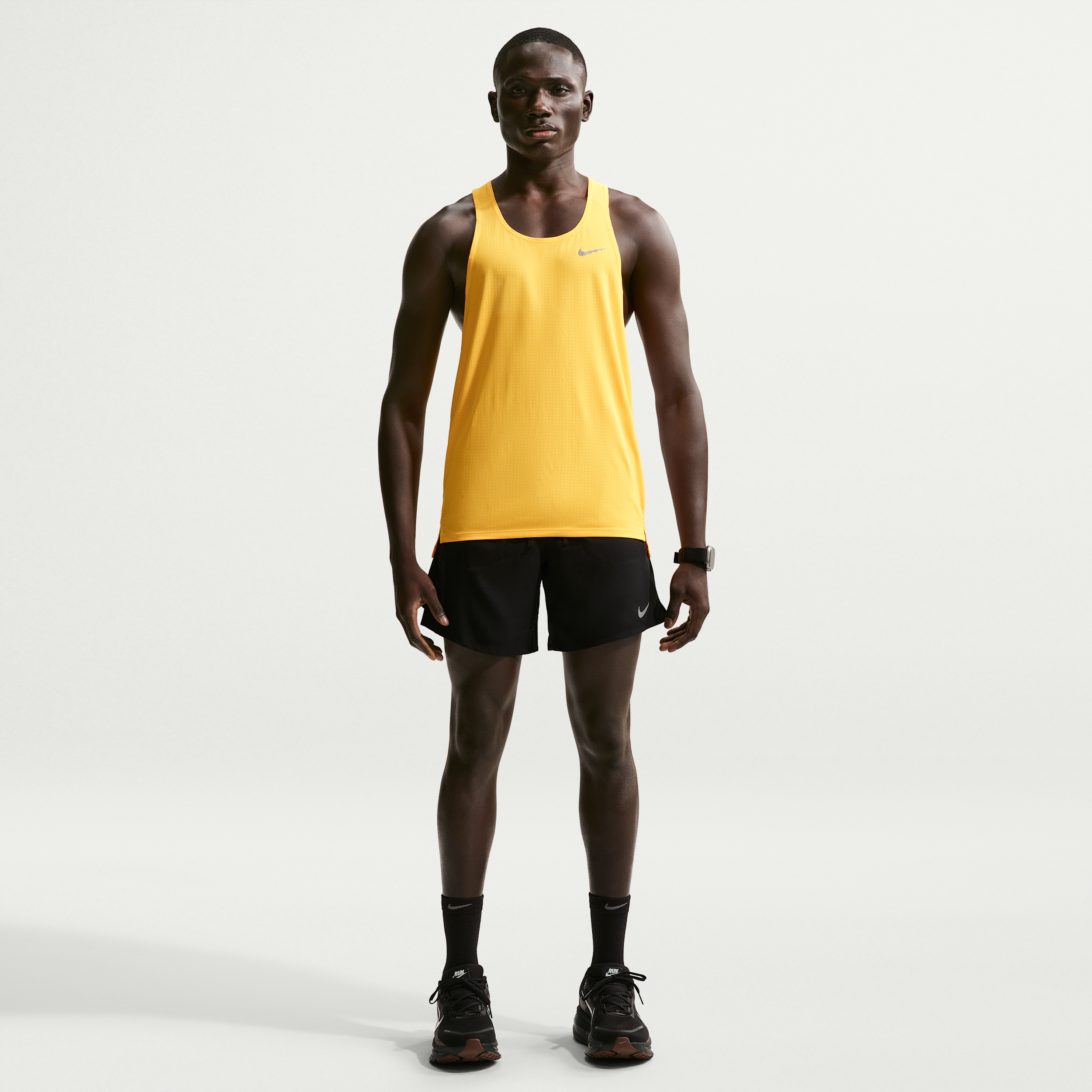 Shorts da running 2 in 1 18 cm Dri-FIT Nike Stride – Uomo - Nero