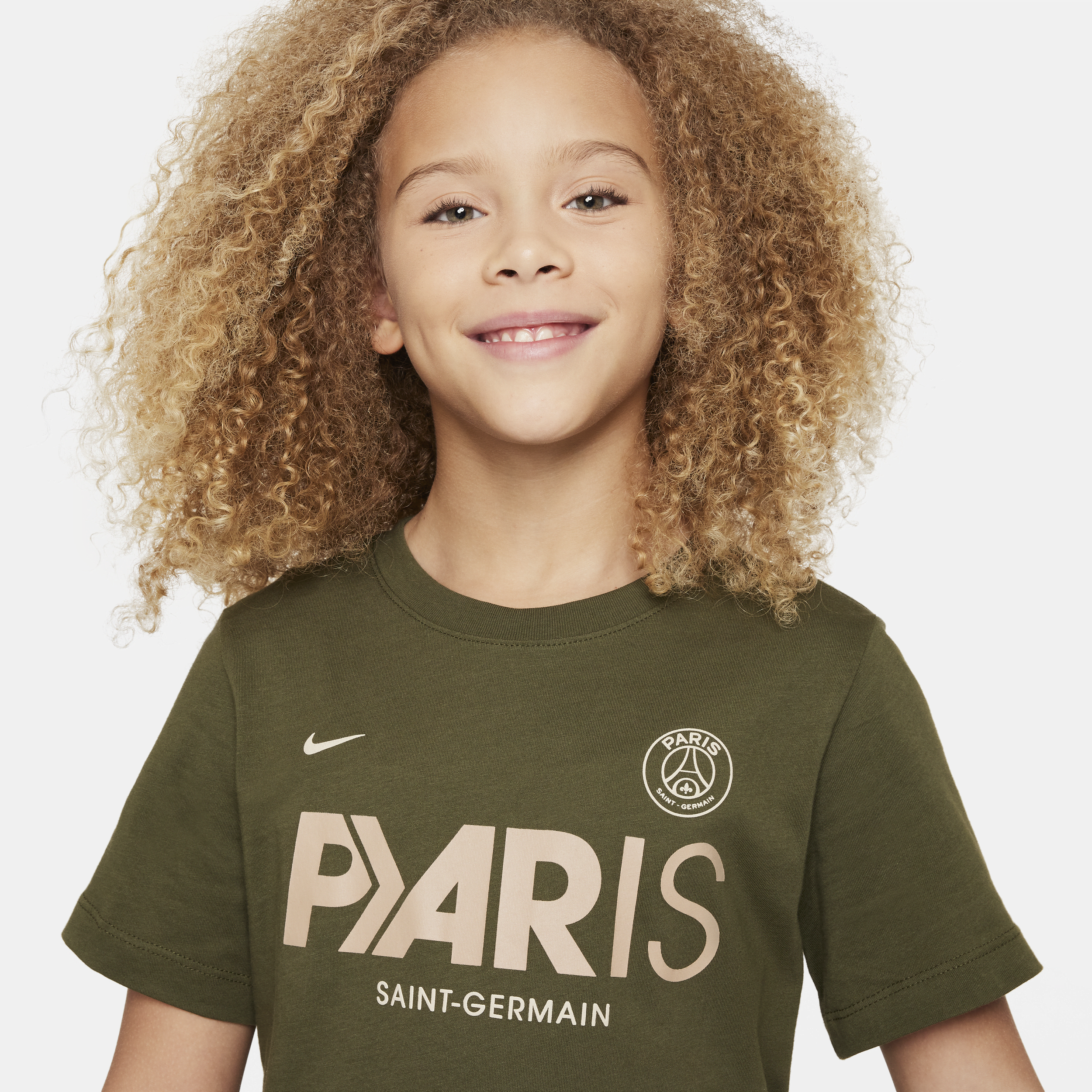 Nike Paris Saint-Germain Mercurial voetbalshirt voor kids Groen