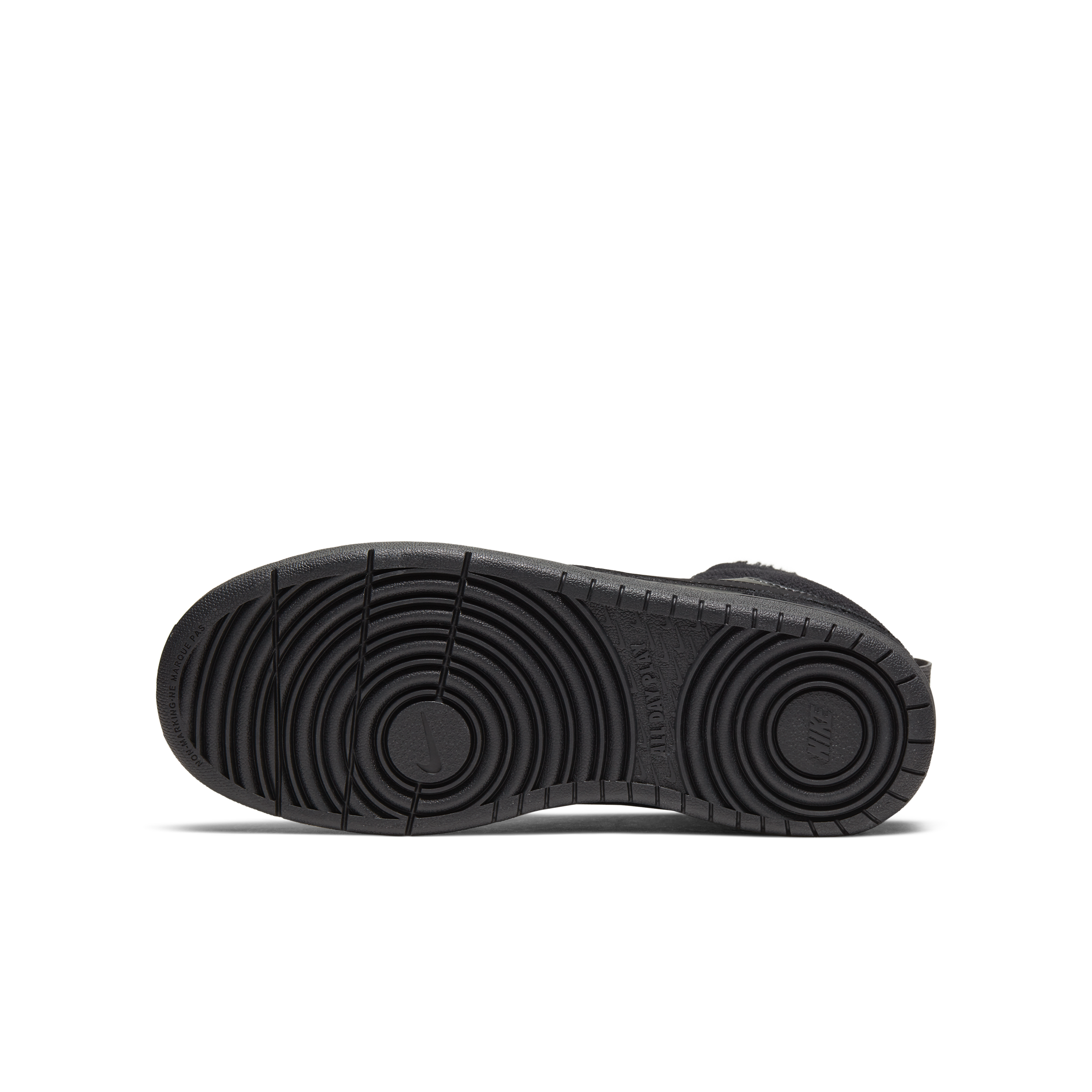 Chaussure Nike Court Borough Mid 2 pour Enfant plus âgé - Noir - CQ4023-001