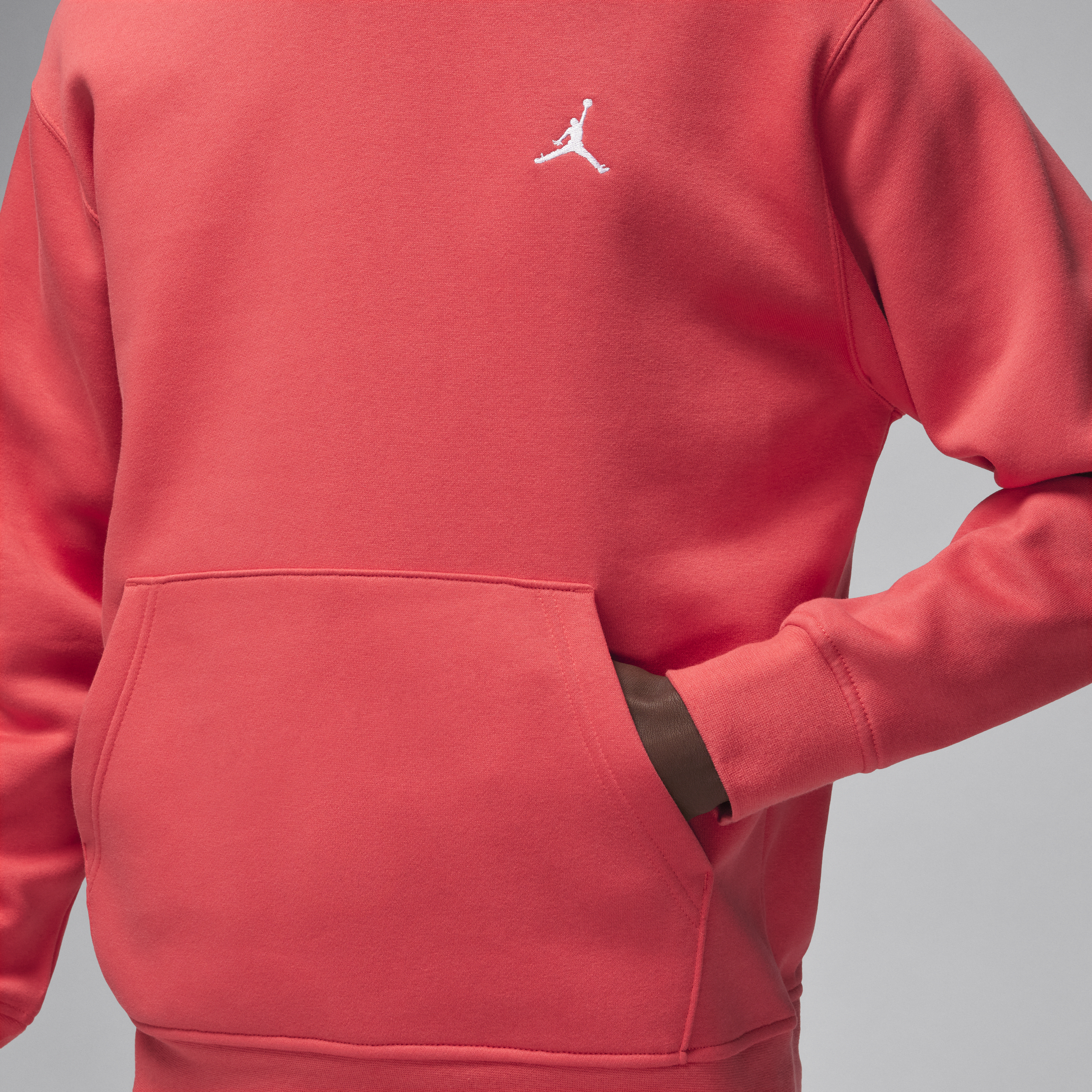 Jordan Brooklyn Fleece hoodie met print voor heren Rood
