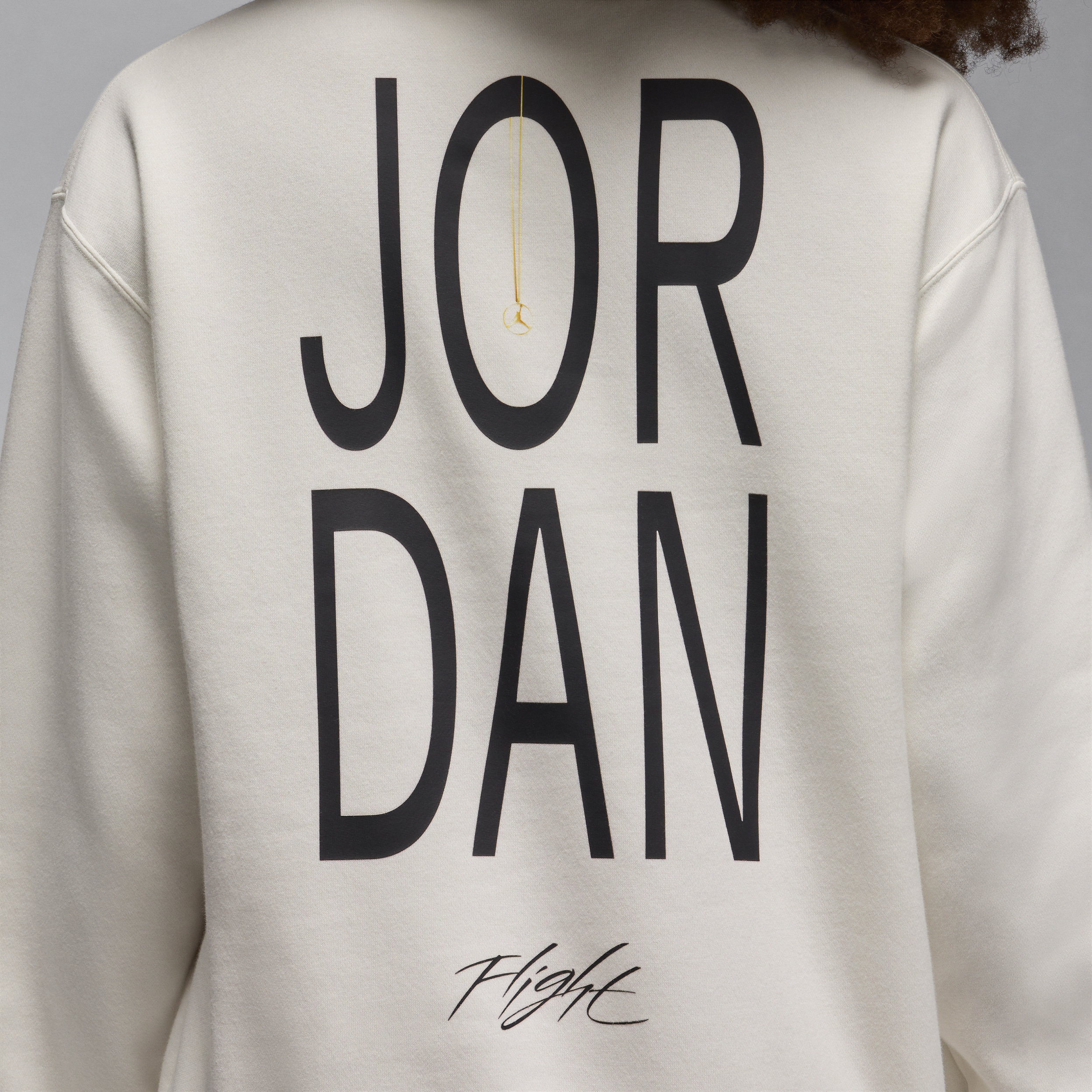 Jordan Artist Series by Darien Birks sweatshirt van fleece met ronde hals voor dames Wit