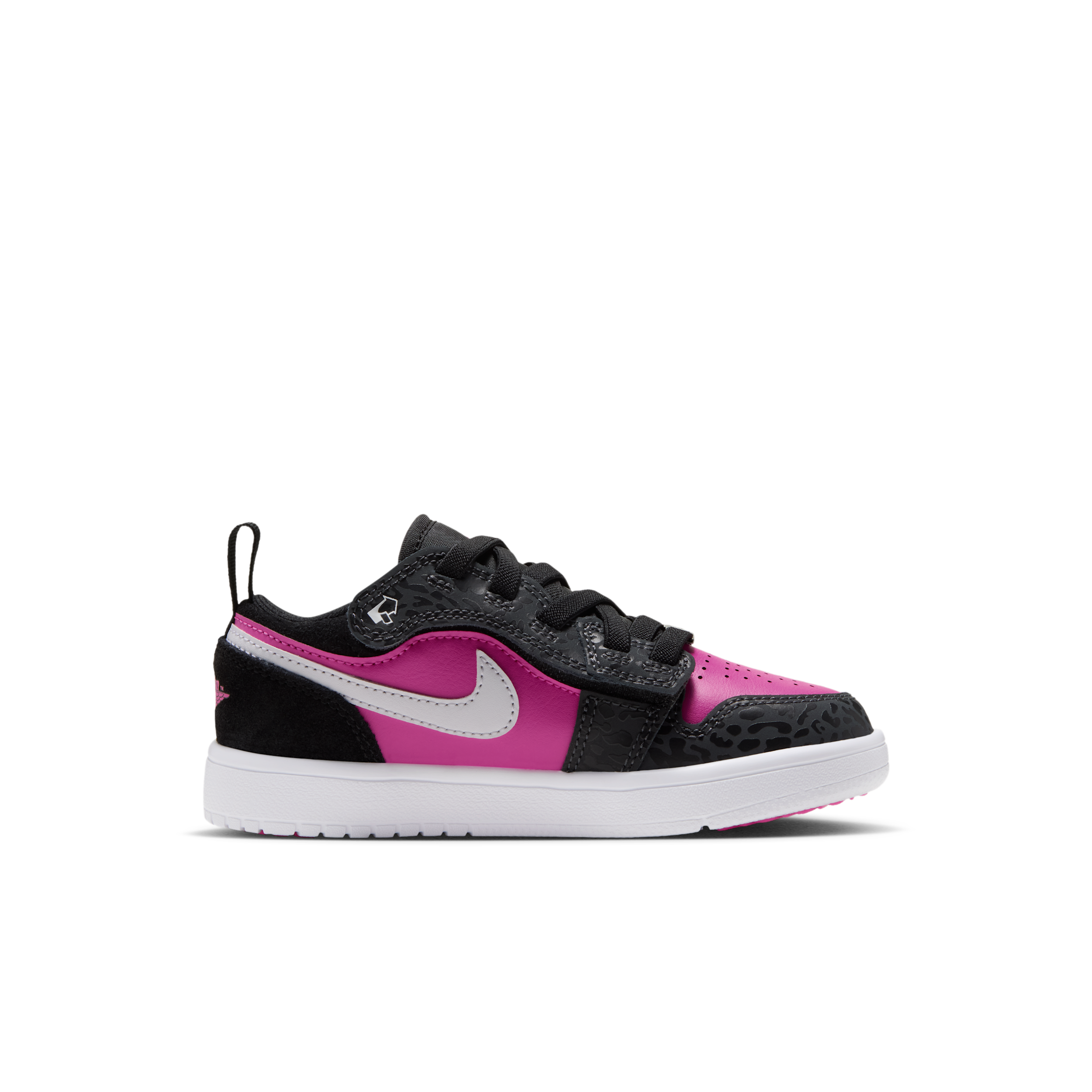Air Jordan 1 Low Alt SE PS 'Black Anthracite White Laser Fuchsia' | Kid's Size 12 - IQ5646-001