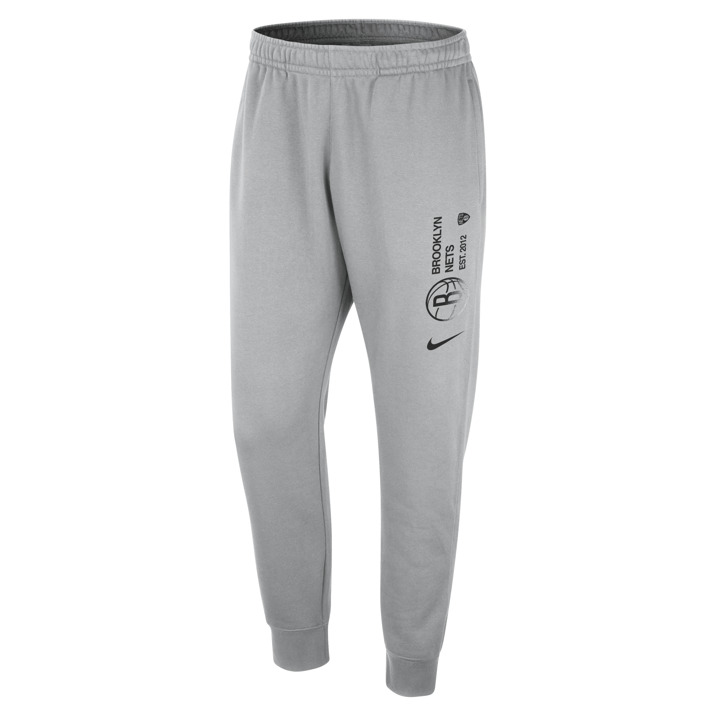 „Authentische Brooklyn Nets Club Courtside Nike NBA-Herren-Jogger in Grau