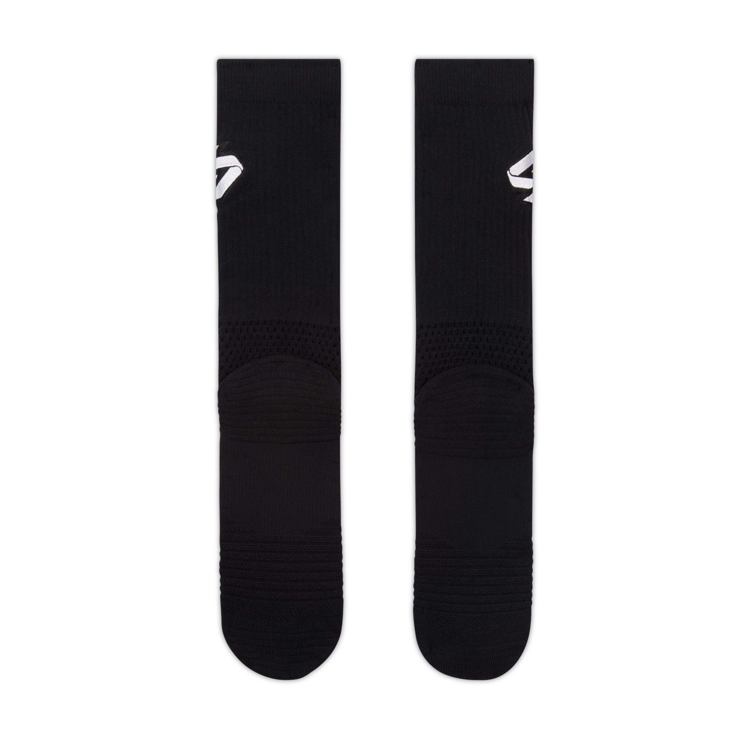 Thumbnail - Luka Elite gepolsterte Crew-Socken - Schwarz