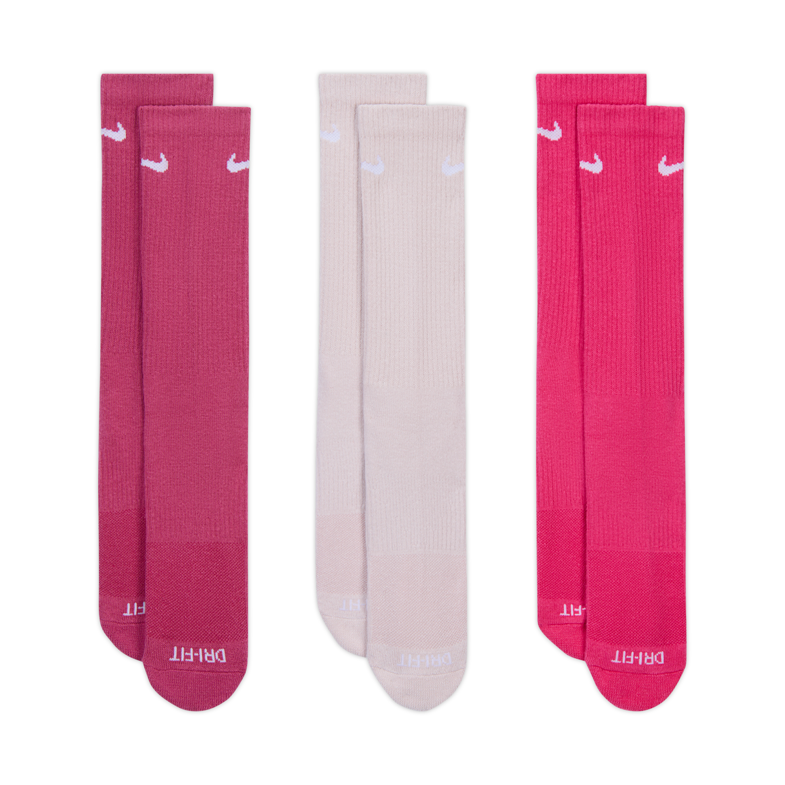 Thumbnail - Nike Everyday Plus Cushioned Crew-Trainingssocken (3 Paar) - Multi-Color