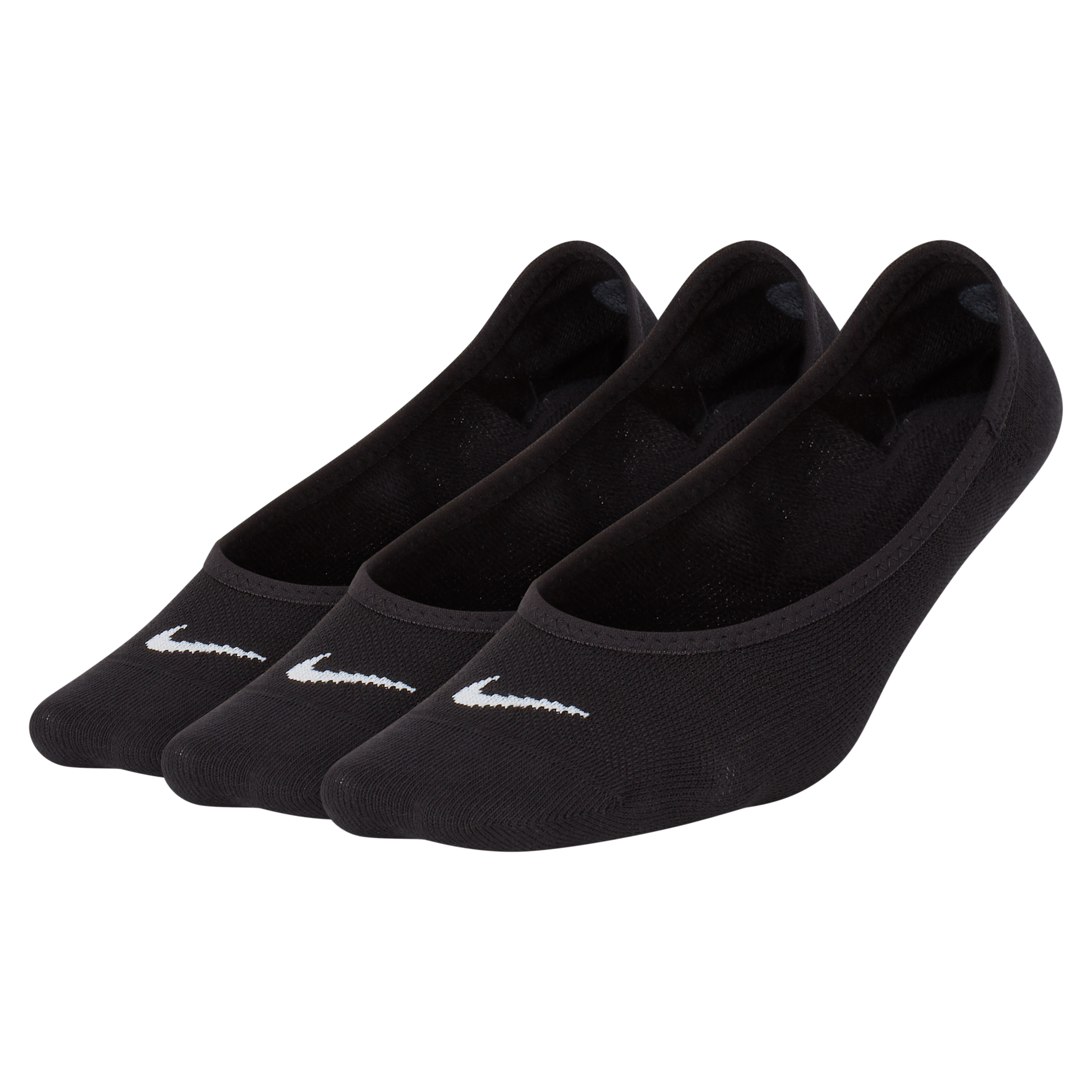 Thumbnail - Nike Everyday Lightweight Trainings-Footie-Socken für Damen (3 Paar) - Schwarz
