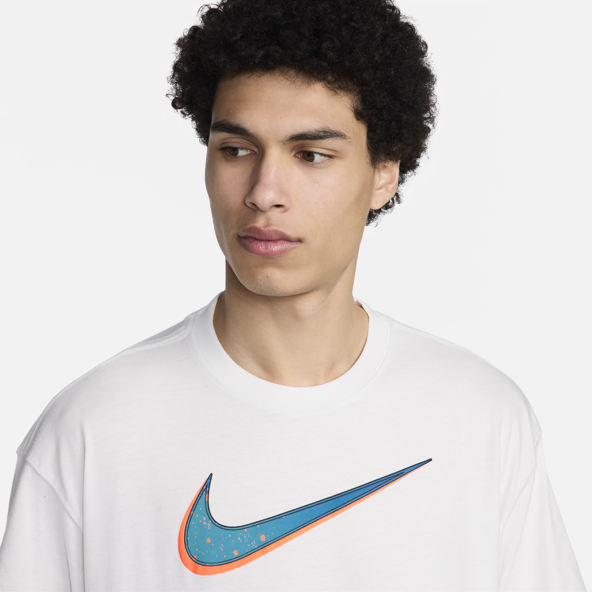 Nike LeBron M90 basketbalshirt voor heren Wit