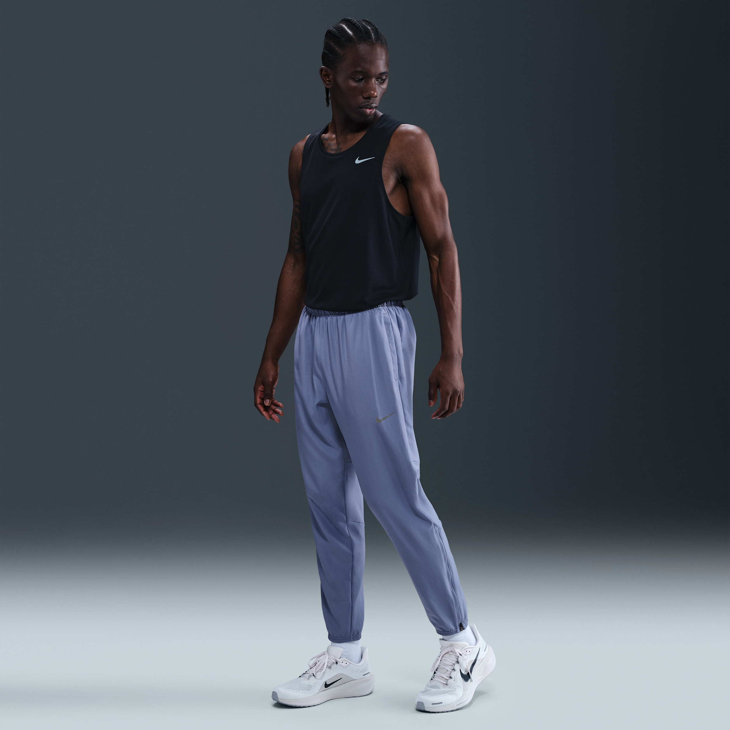 Nike Challenger Dri-FIT geweven hardloopbroek voor heren - Blauw